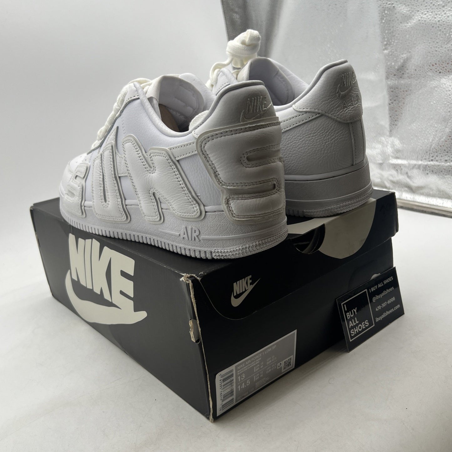 Size 13 - Nike Cactus Plant Flea Market x Air Force 1 Premium Low White