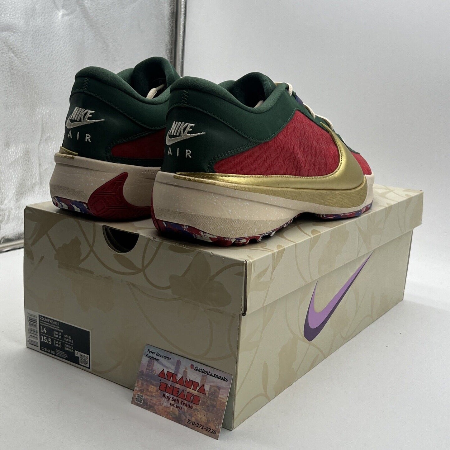 Size 14 - Nike Zoom Freak 5 NRG Keep It A Buck (DZ2944-600)