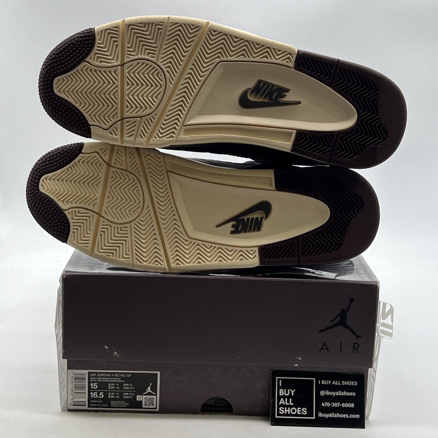 Size 15 - Air Jordan 4 Retro x A Ma Maniere Mid Violet Ore (DV6773-220)