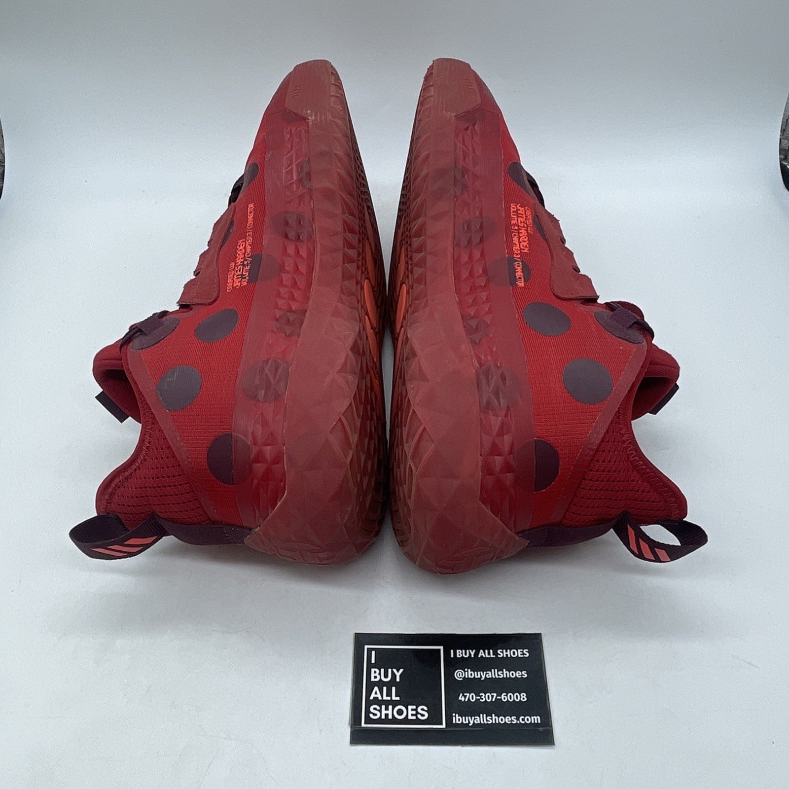 Size 13 - adidas Harden Vol. 5 Futurenatural Team Power Red Black (H68595)