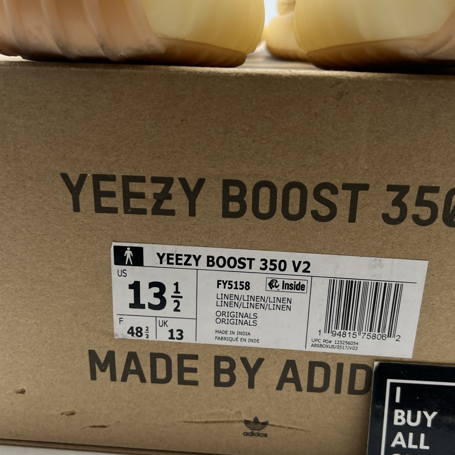 Size 13.5 - adidas Yeezy Boost 350 V2 Linen (FY5158)