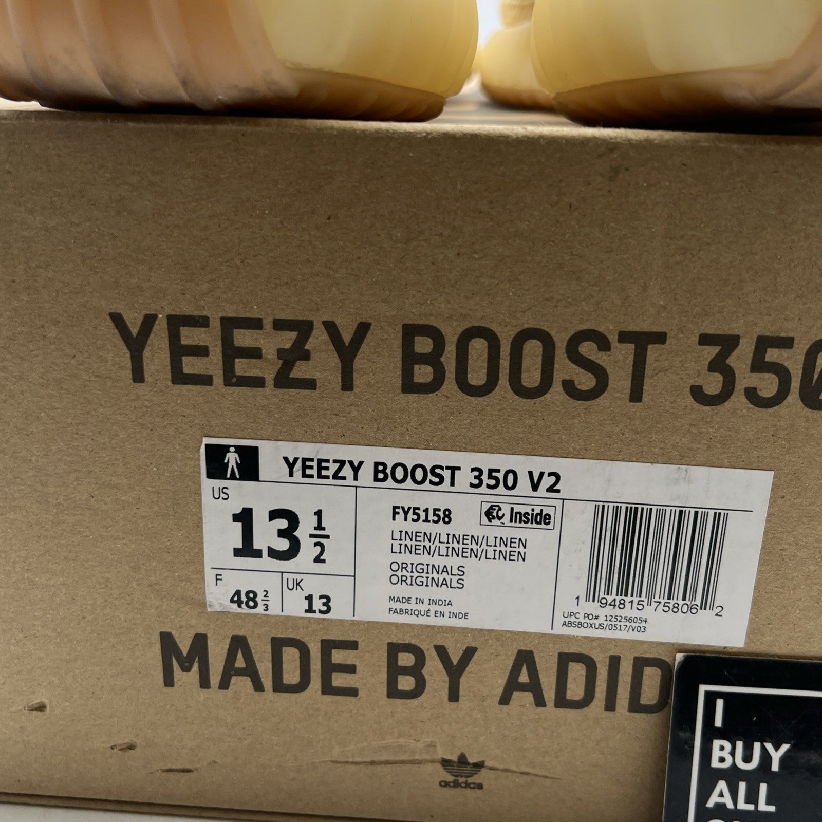 Size 13.5 - adidas Yeezy Boost 350 V2 Linen (FY5158)