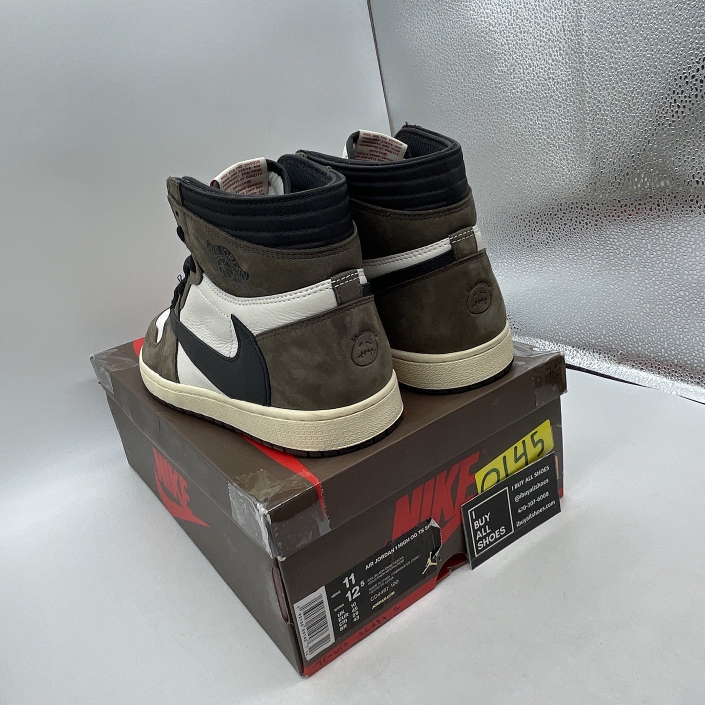 Size 11 - Air Jordan 1 Retro OG x Travis Scott High Mocha (CD4487-100)