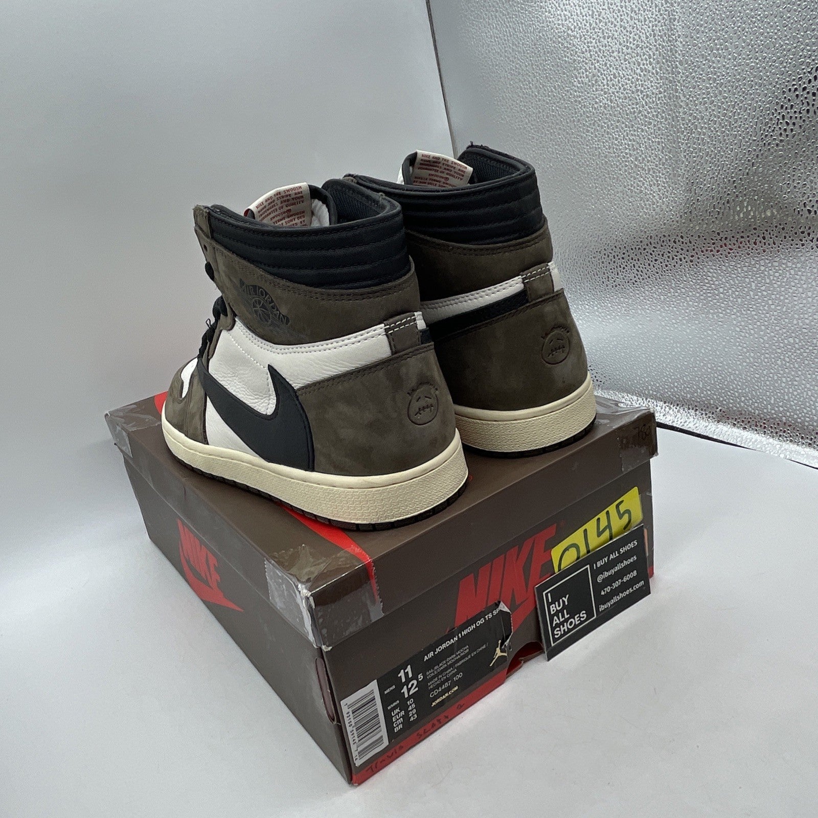 Size 11 - Air Jordan 1 Retro OG x Travis Scott High Mocha (CD4487-100)