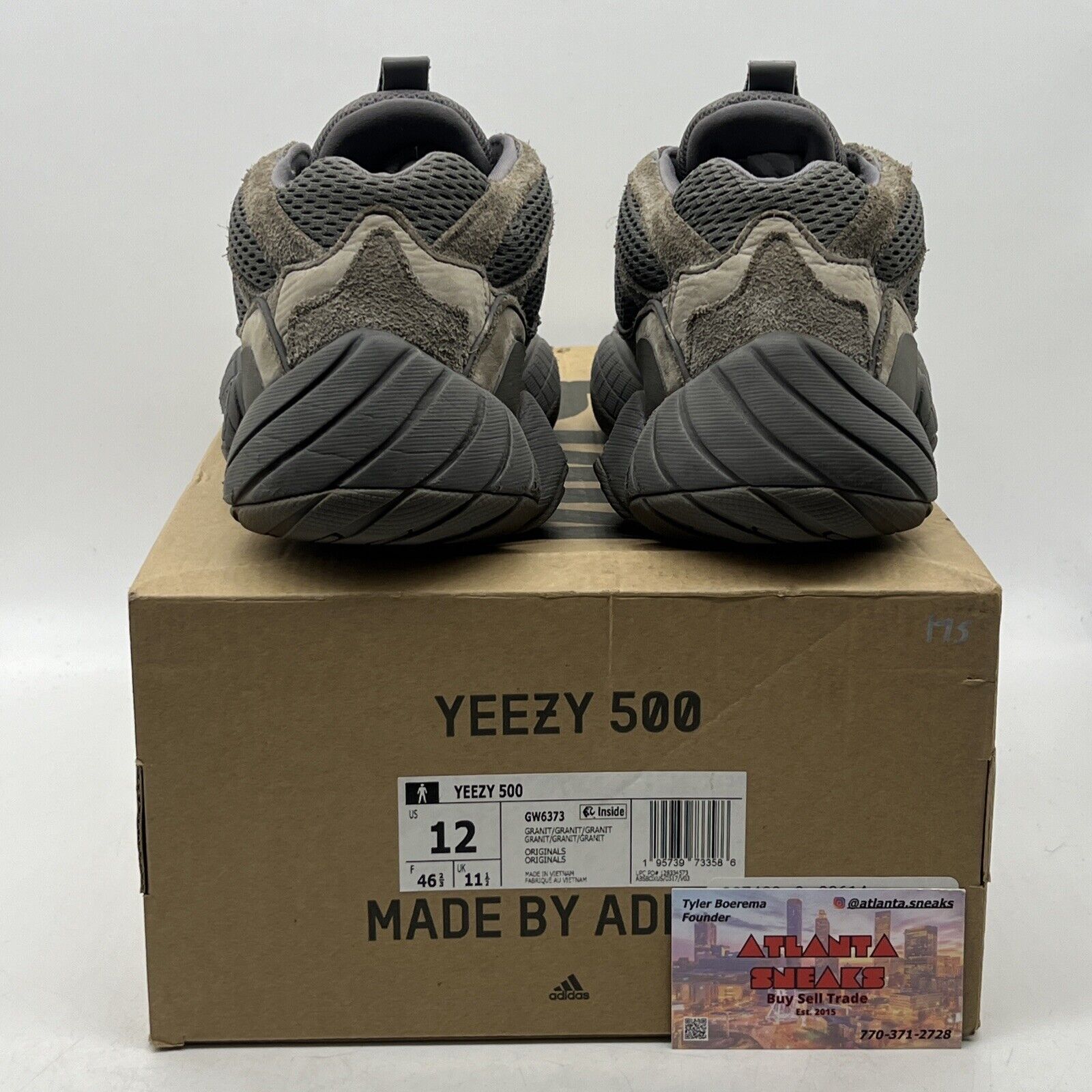 Size 12 - adidas Yeezy 500 Granite 2022 (GW6373)