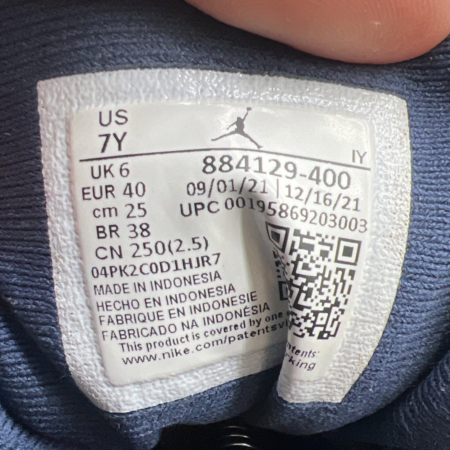 Size 7 - Air Jordan 13 Navy 2022 (884129-400)