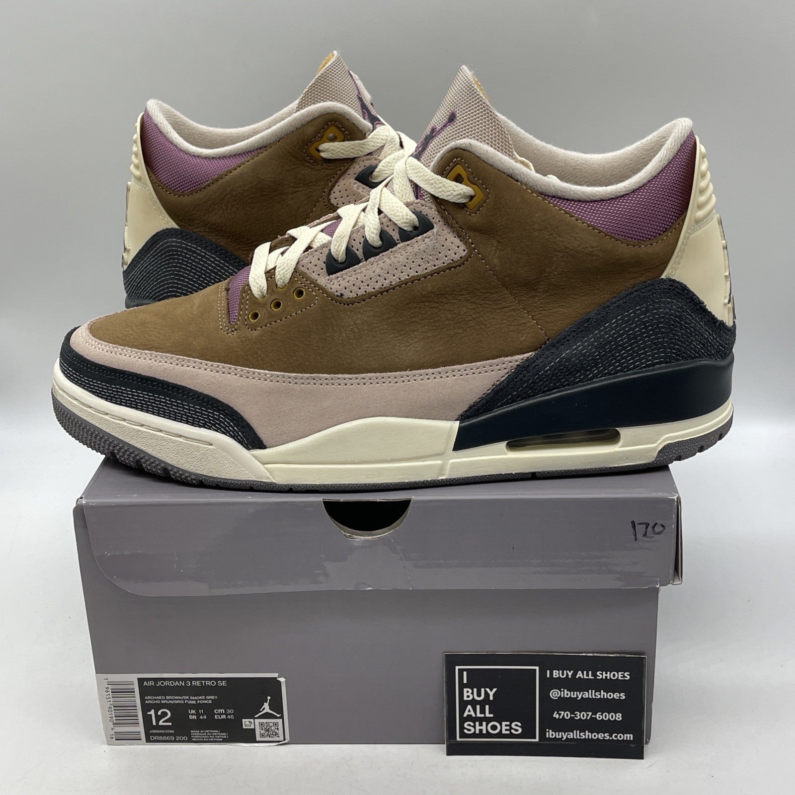 Size 12 - Air Jordan 3 Retro SE Winterized (DR8869-200)