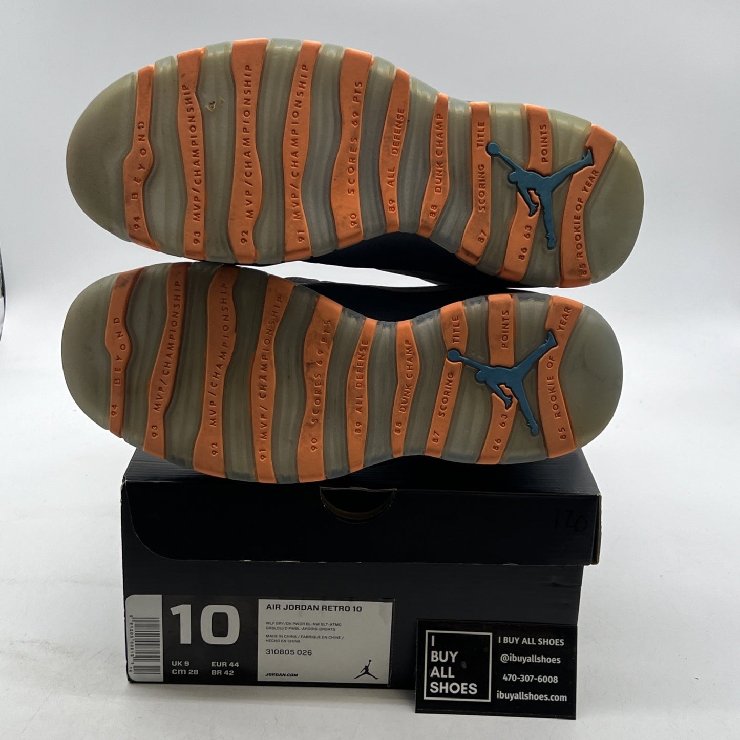 Size 10 - Air Jordan 10 Retro Bobcats (310805-026)