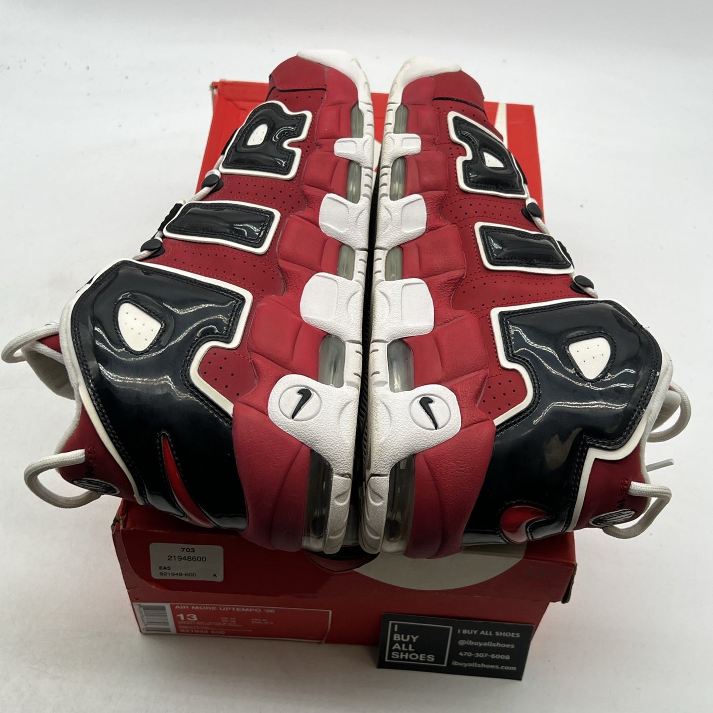 Size 13 - Nike Air More Uptempo 2021 Bulls (921948-600)