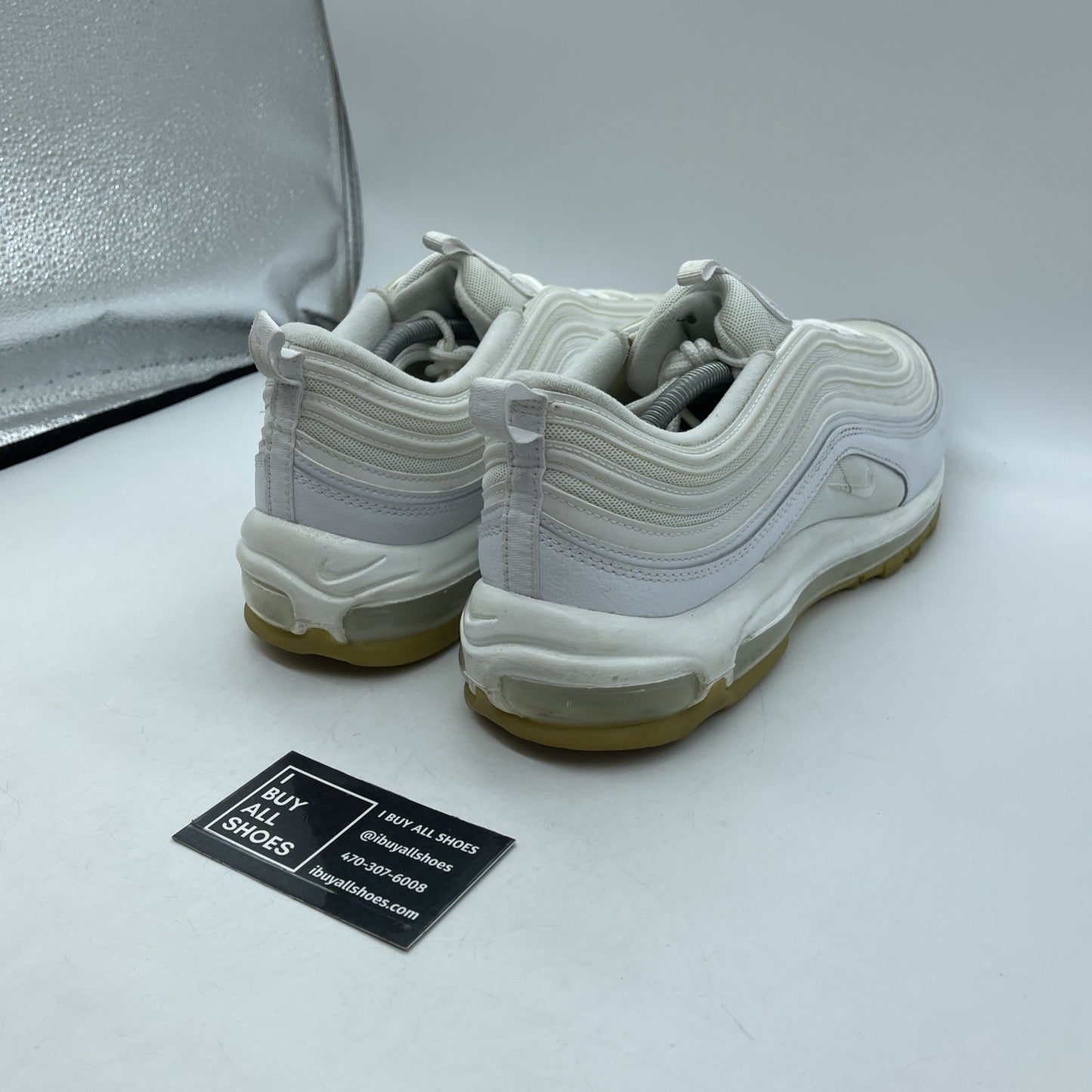 Size 14 - Nike Air Max 97 White Gum Suede Leather (DJ2740-100)