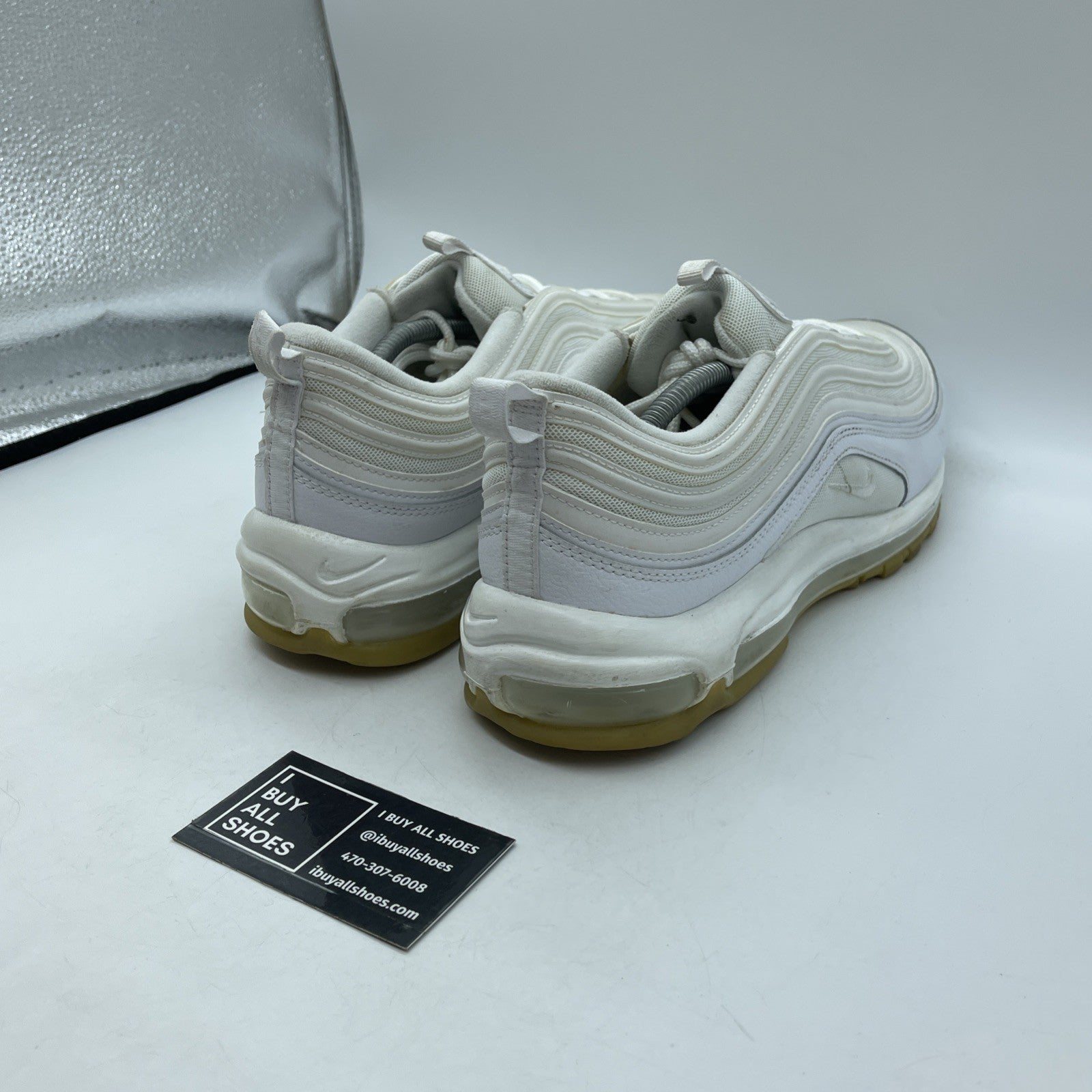 Size 14 - Nike Air Max 97 White Gum Suede Leather (DJ2740-100)