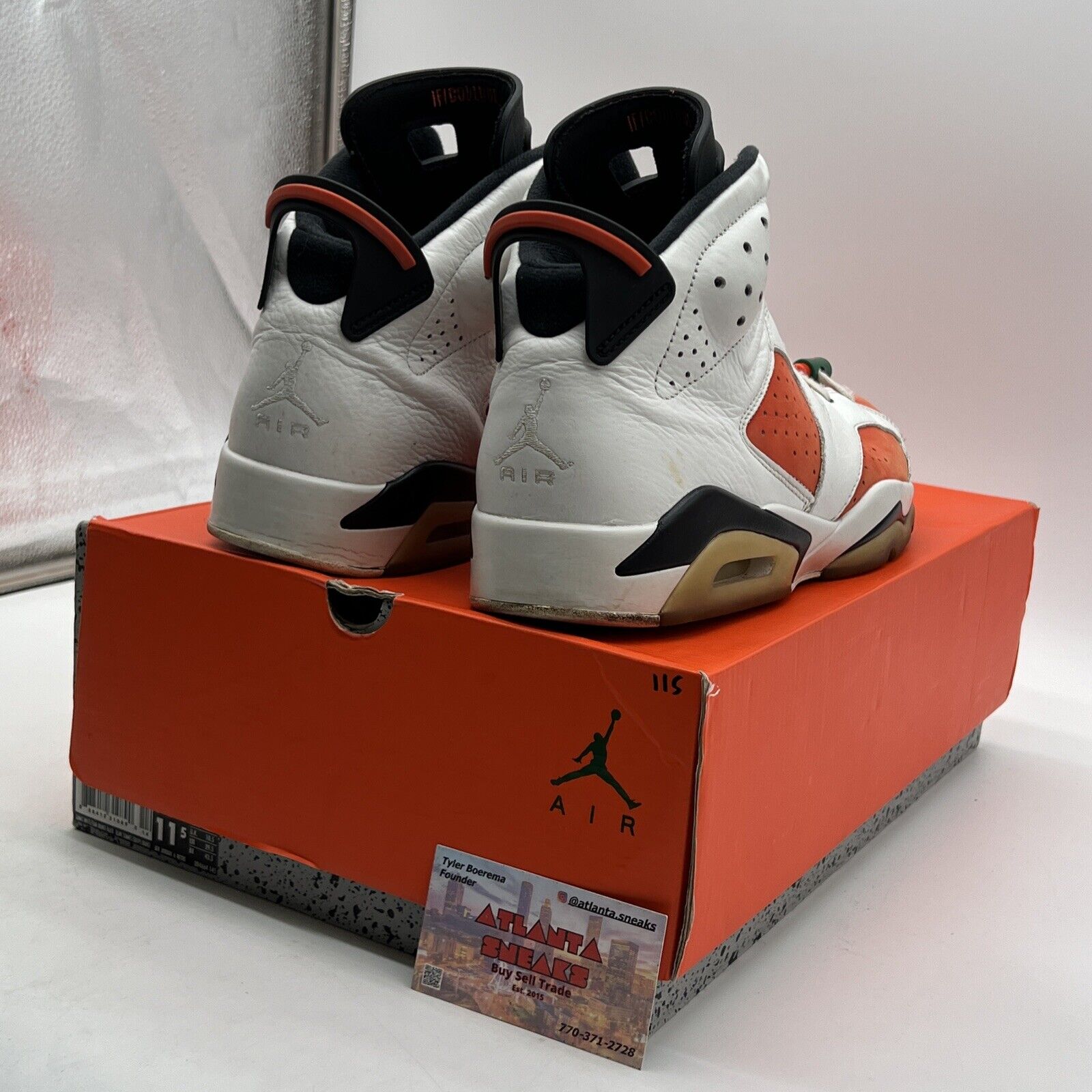Size 11.5 - Air Jordan 6 Retro Gatorade (384664-145)