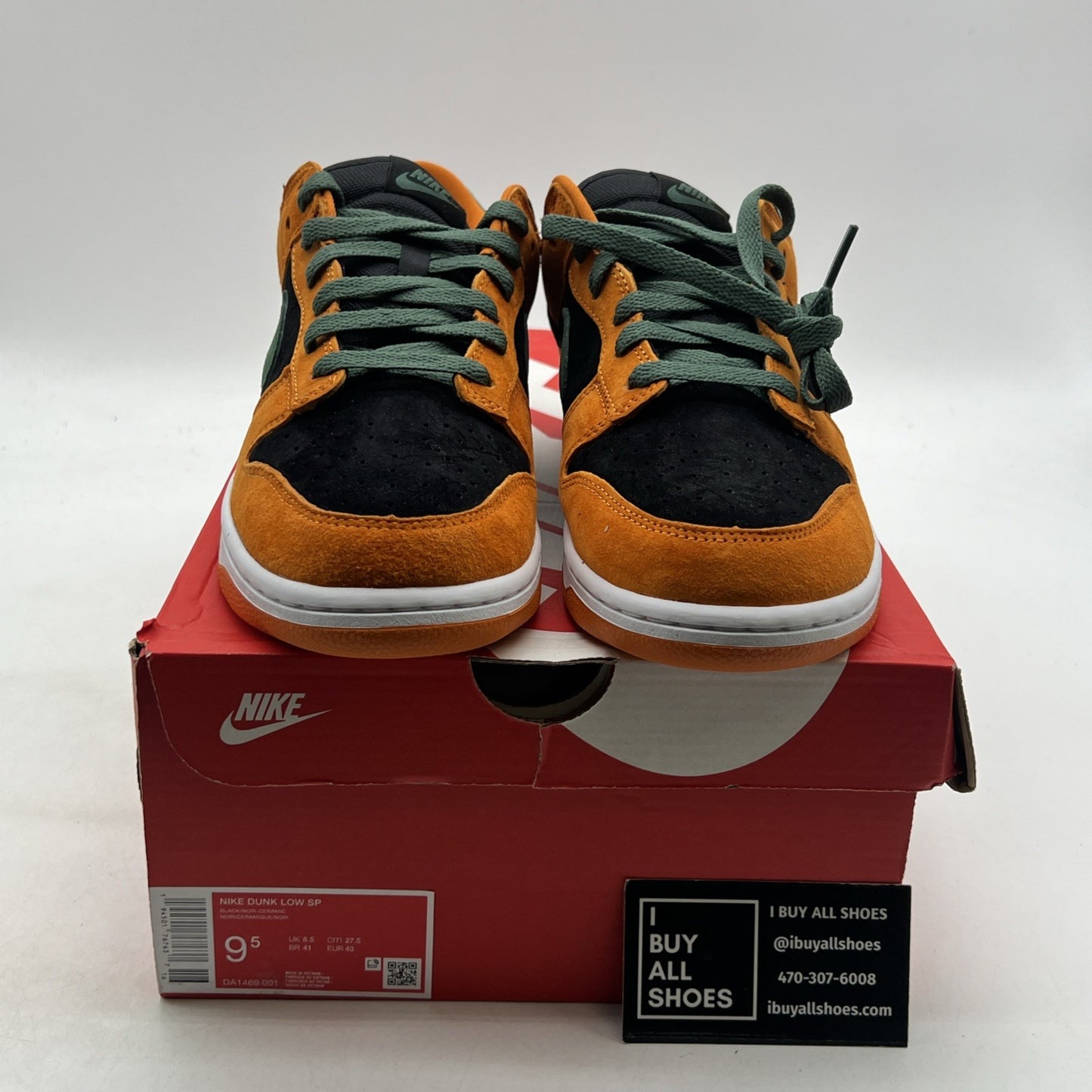 Size 9.5 - Nike Dunk SP Retro 2020 Low Ceramic (DA1469-001)