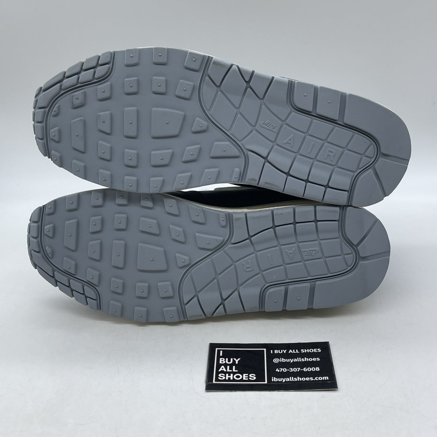 Size 10.5W - Nike Air Max 1 Jelly Jewel Black Leather (AT5248-001)
