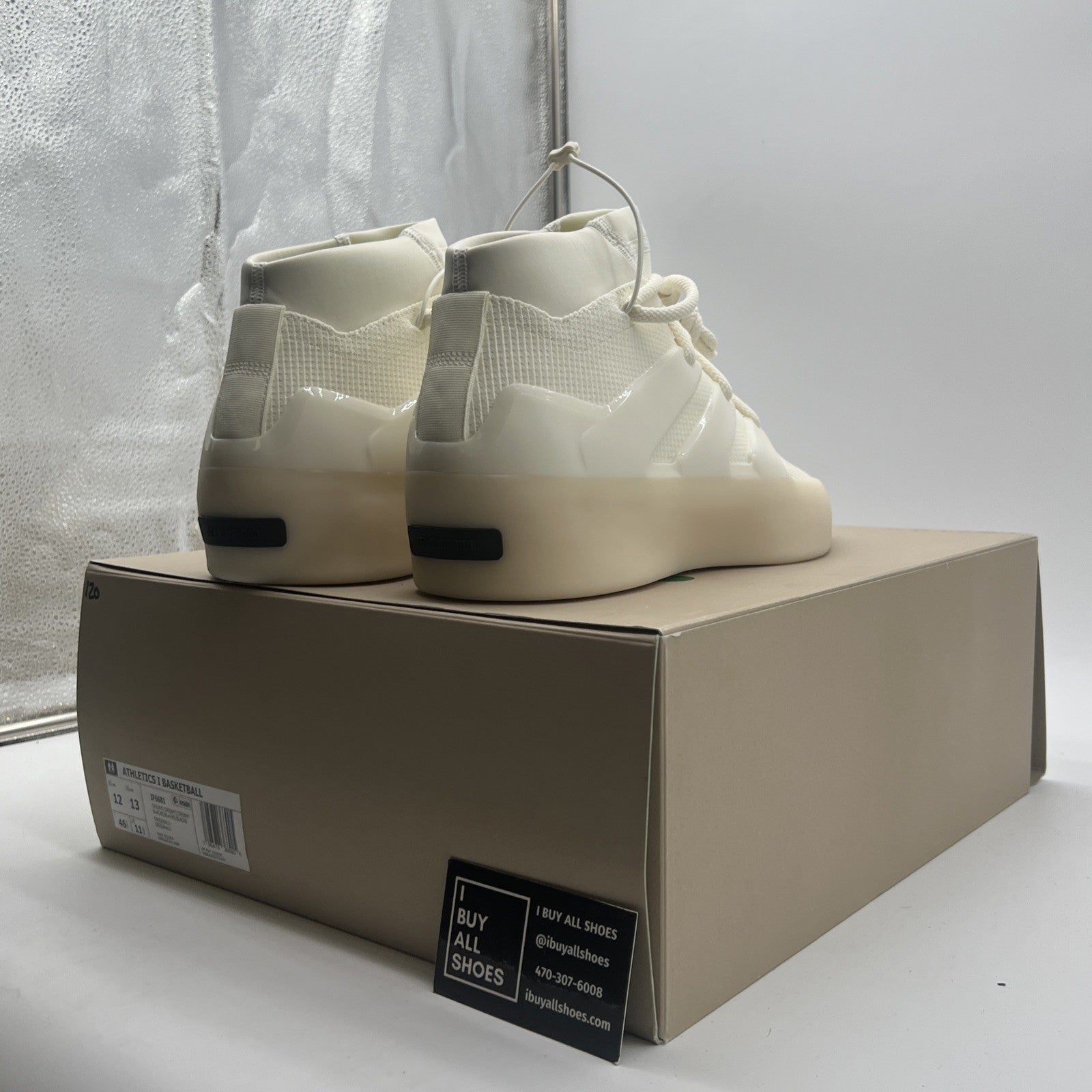 Size 12 - adidas Fear of God Athletics x I BASKETBALL Triple White (IF6681)