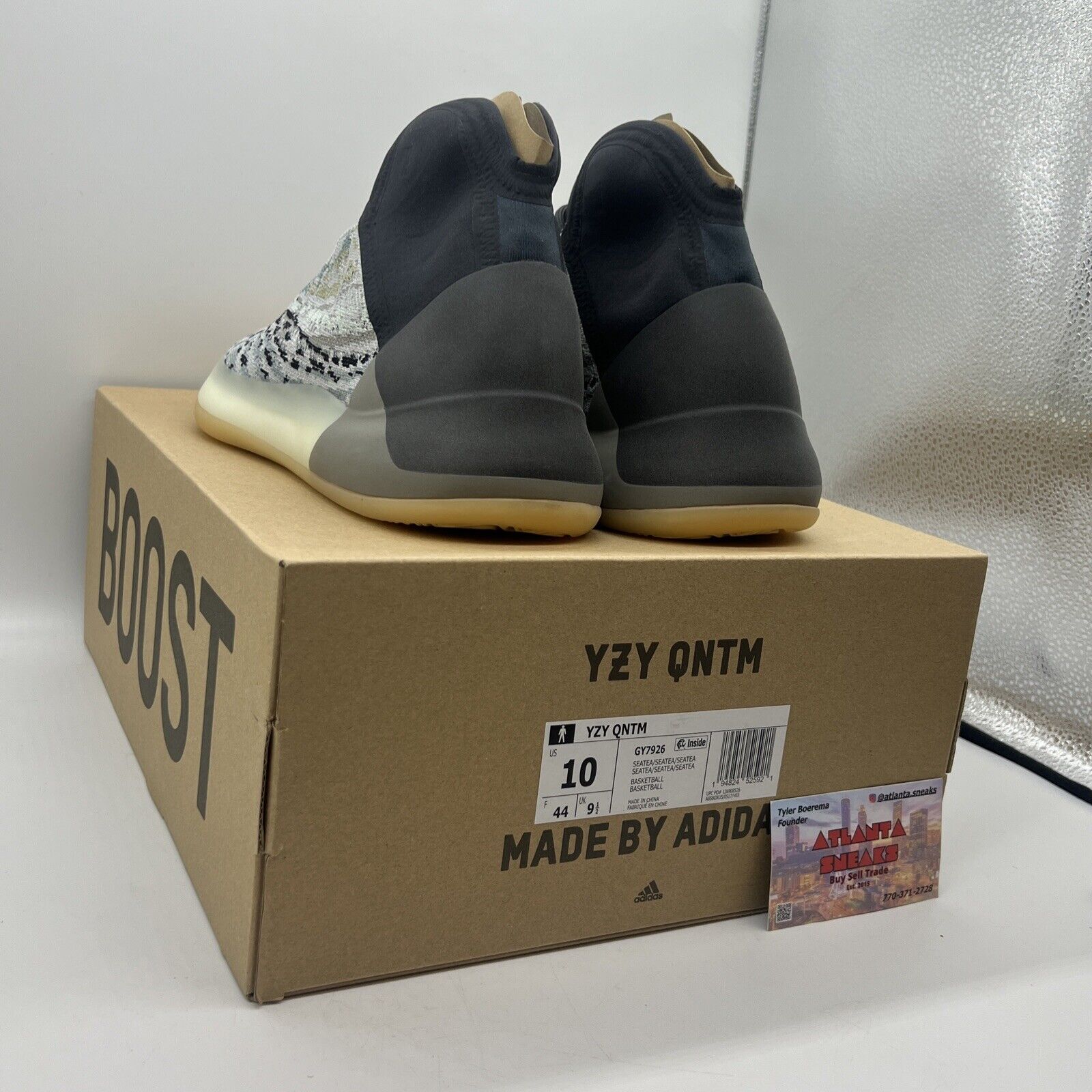 Size 10 - Yeezy QNTM Sea Teal Brand New Og All