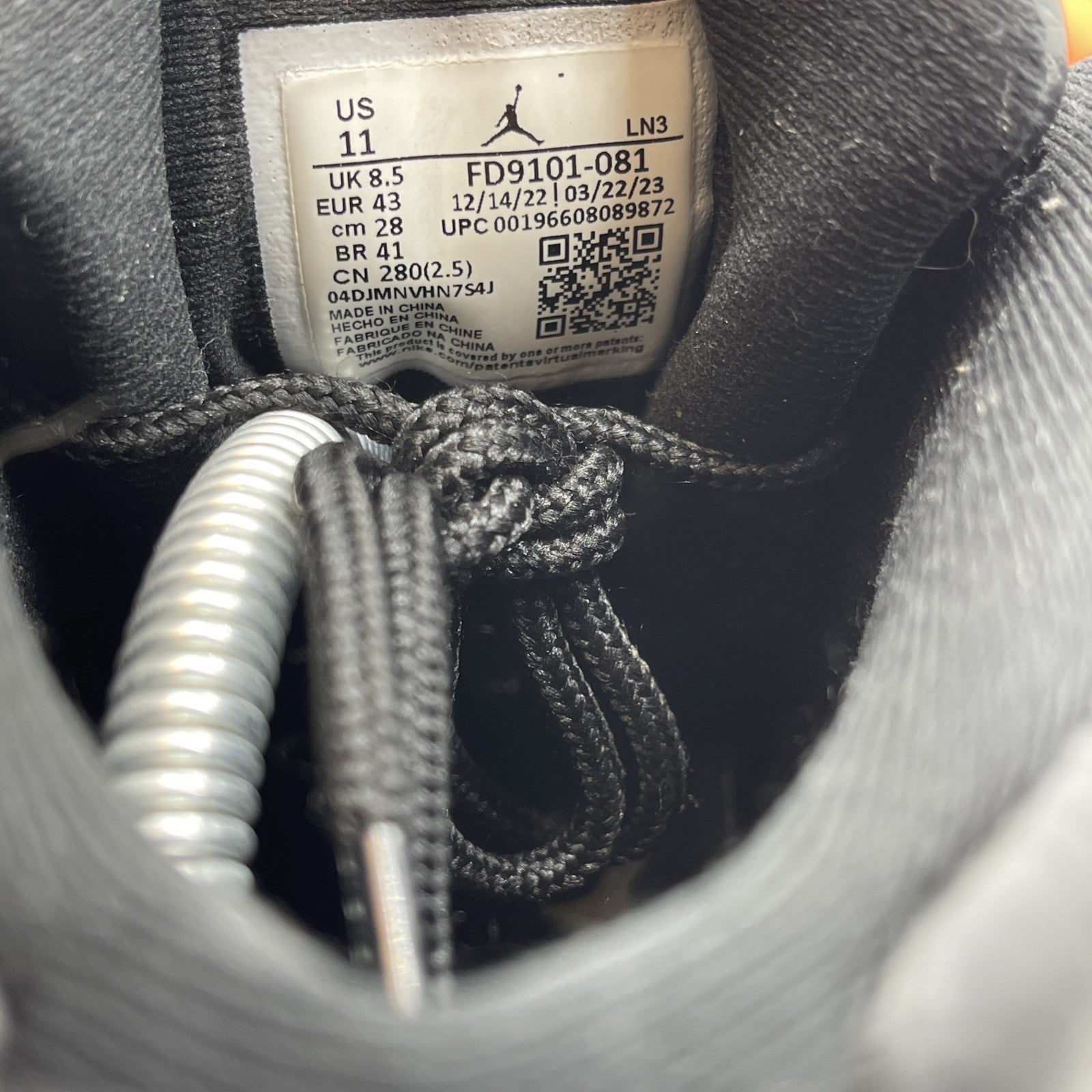 Size 11W - Air Jordan 12 Retro Brilliant Orange Black Leather (FD9101-081)