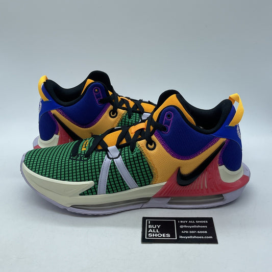 Size 11.5 - Nike LeBron Witness 7 Multi-Color Suede (DM1123-501)