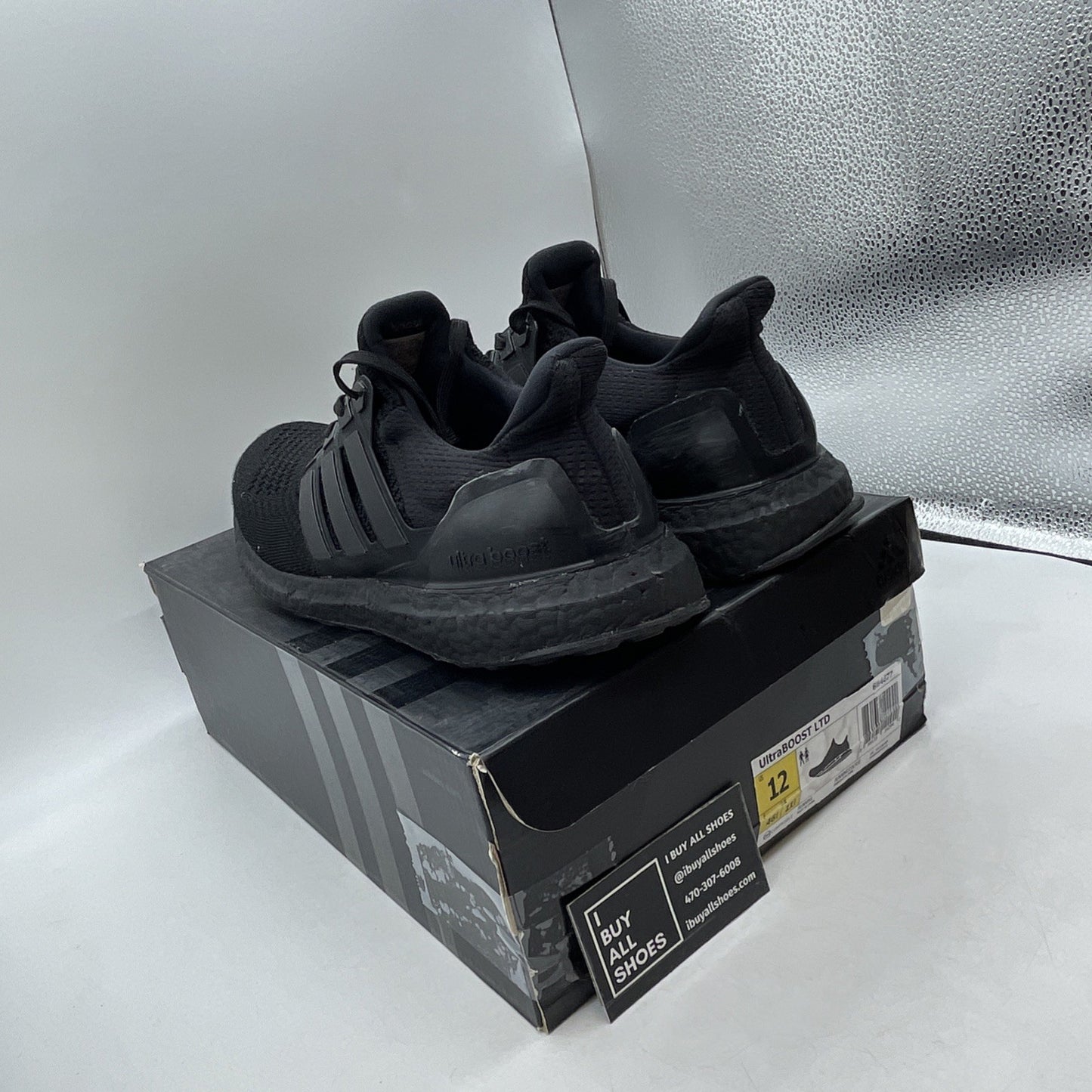 Size 12 - Adidas UltraBoost 1.0 Limited Triple Black (BB4677)