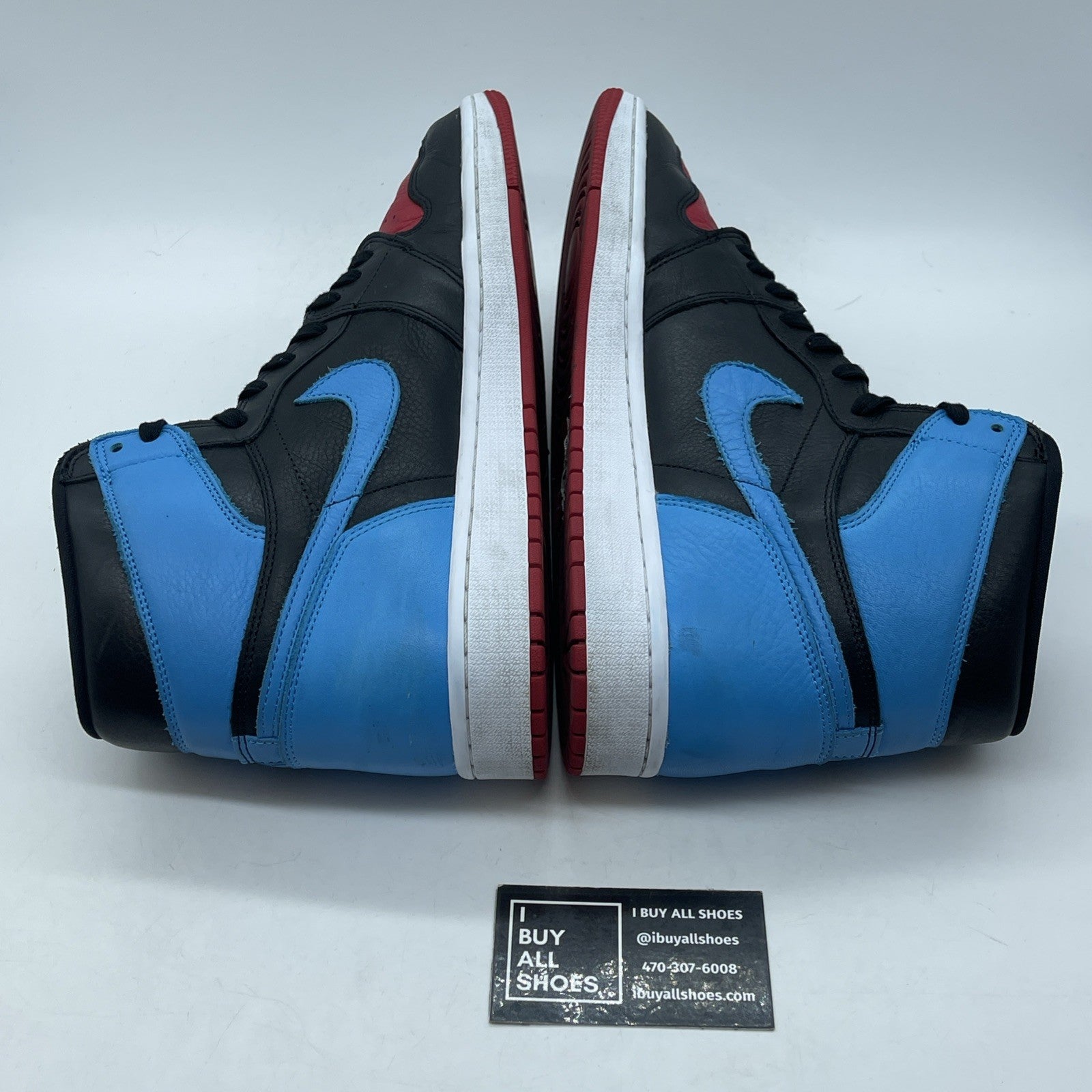 Size 13.5 - Jordan 1 High OG UNC To Chicago 2020 Black Leather (CD0461-046)