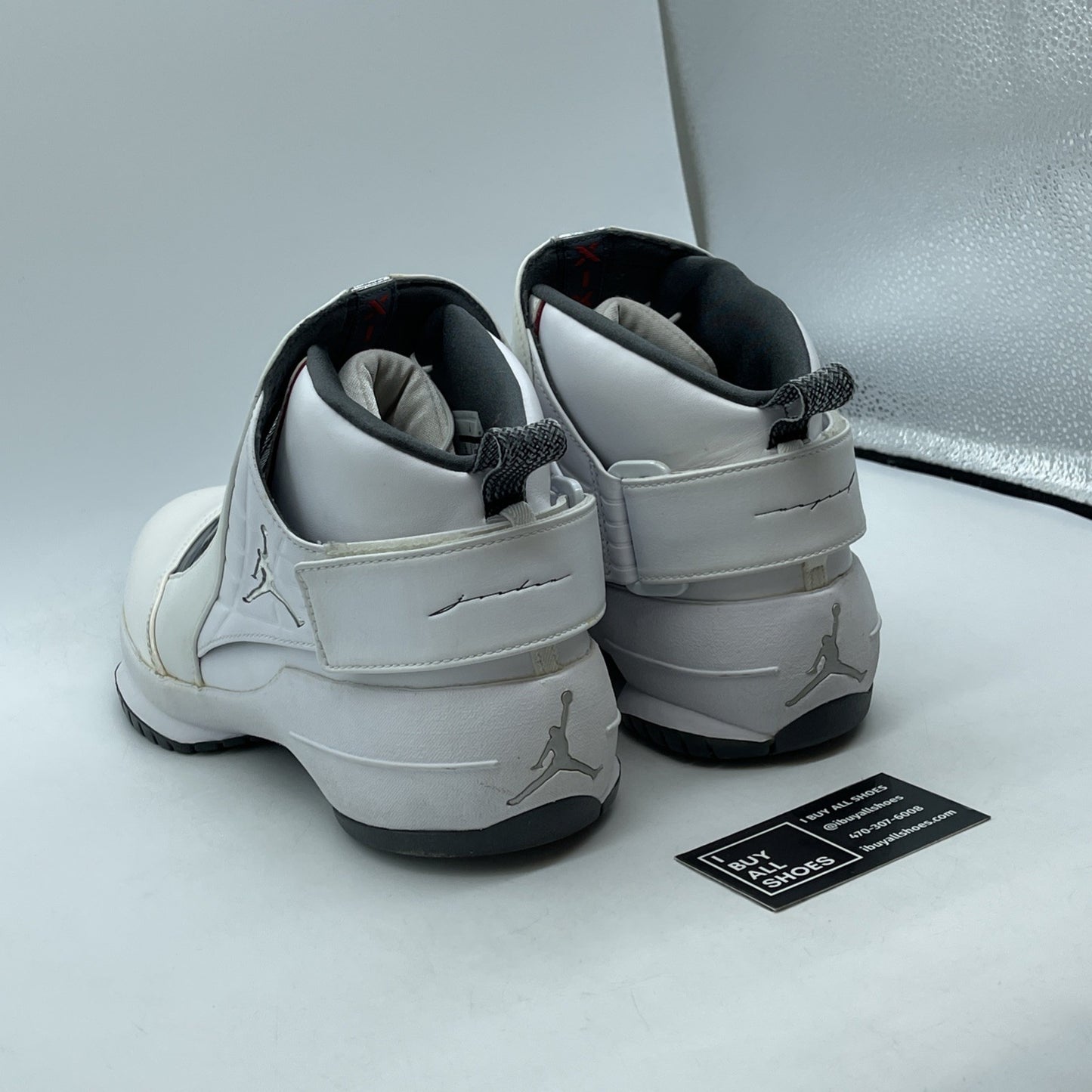 Size 12 - Air Jordan 19 Retro 2019 Flint Grey White Leather (AQ9213-100)