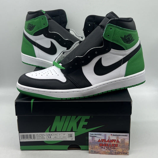 Size 12 - Jordan 1 Retro OG High Lucky Green Brand New Og All