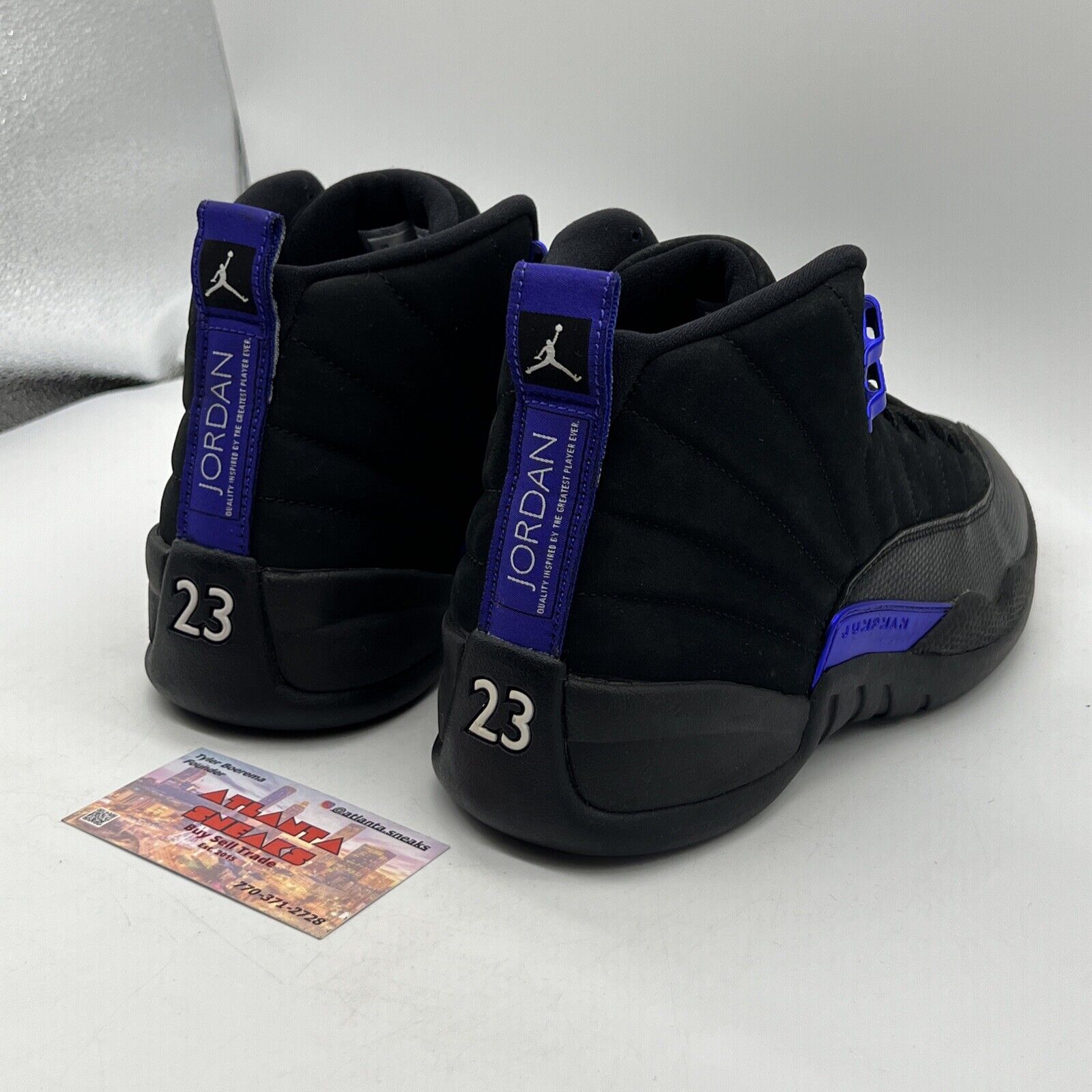 Size 9 - Air Jordan 12 Retro Dark Concord Black Purple Suede (CT8013-005)