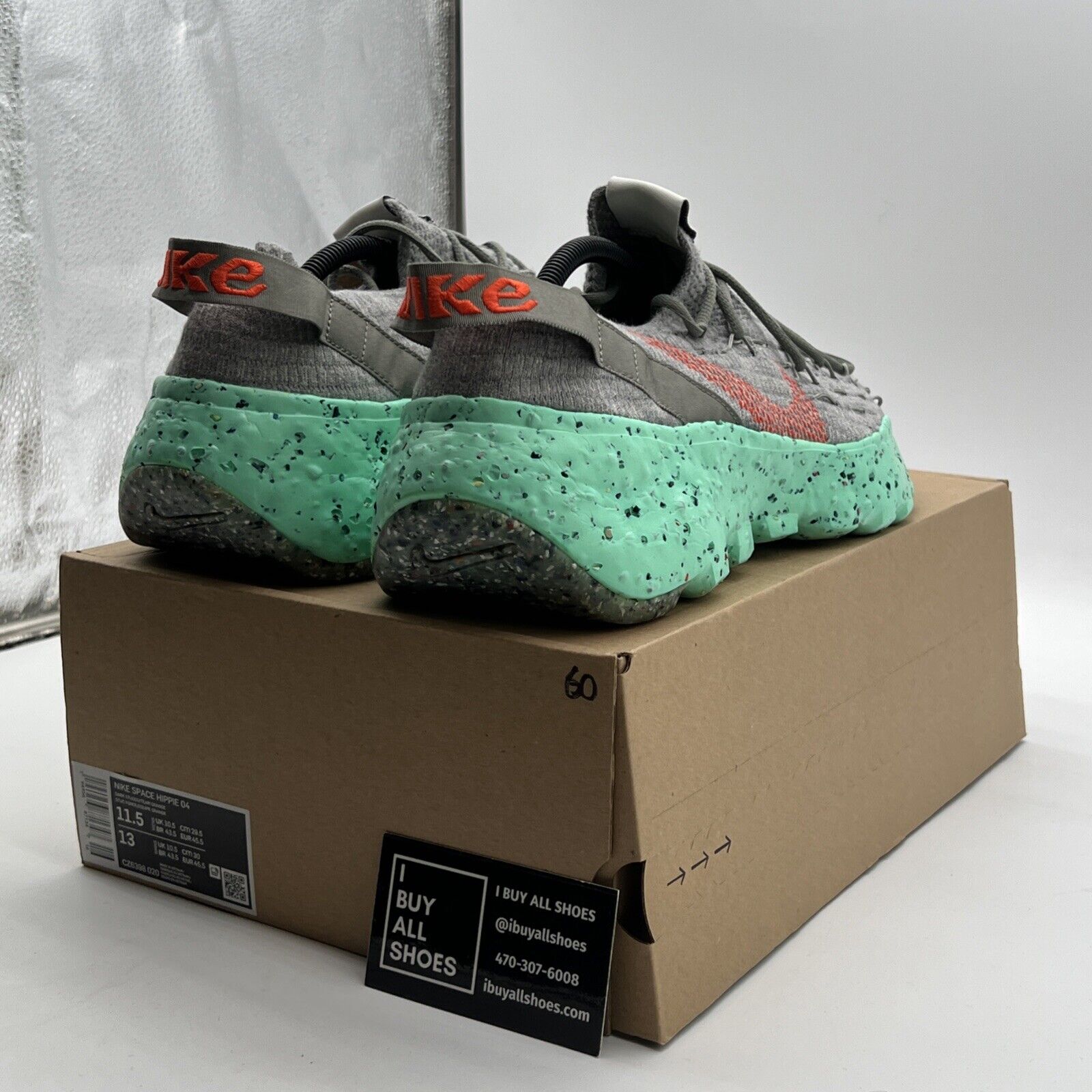 Size 11.5 - Nike Space Hippie 04 Green Glow (CZ6398-020)