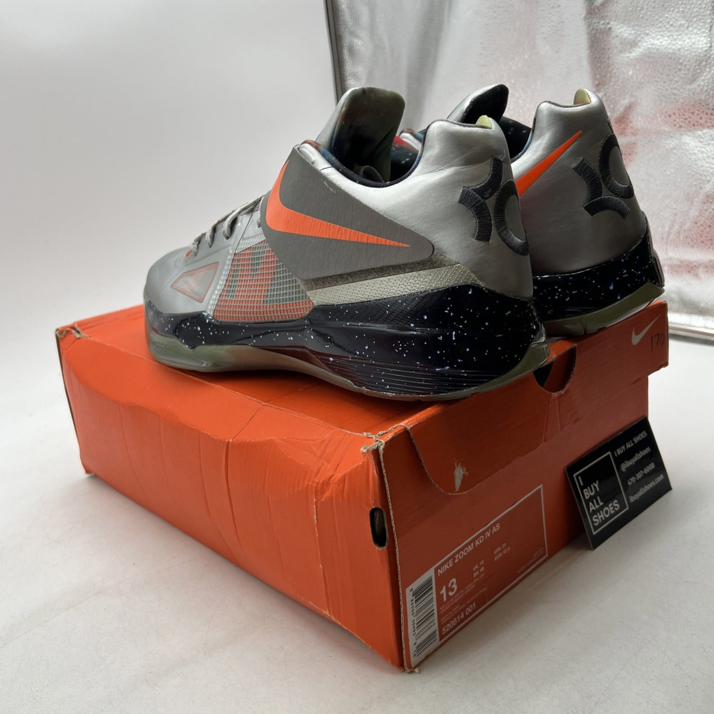 Size 13 - Nike Zoom KD 4 2012 All Star - Galaxy (520814-001)