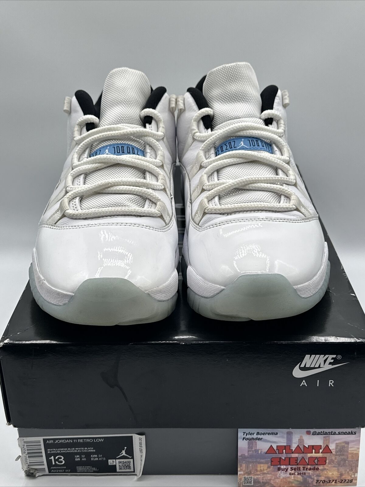 Size 13 - Jordan 11 Low Retro Legend Blue