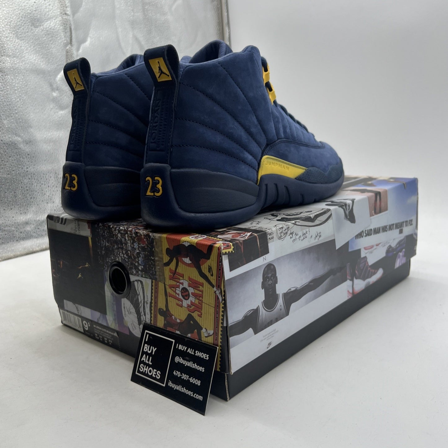 Size 9.5 - Air Jordan 12 Retro Michigan (BQ3180-407)
