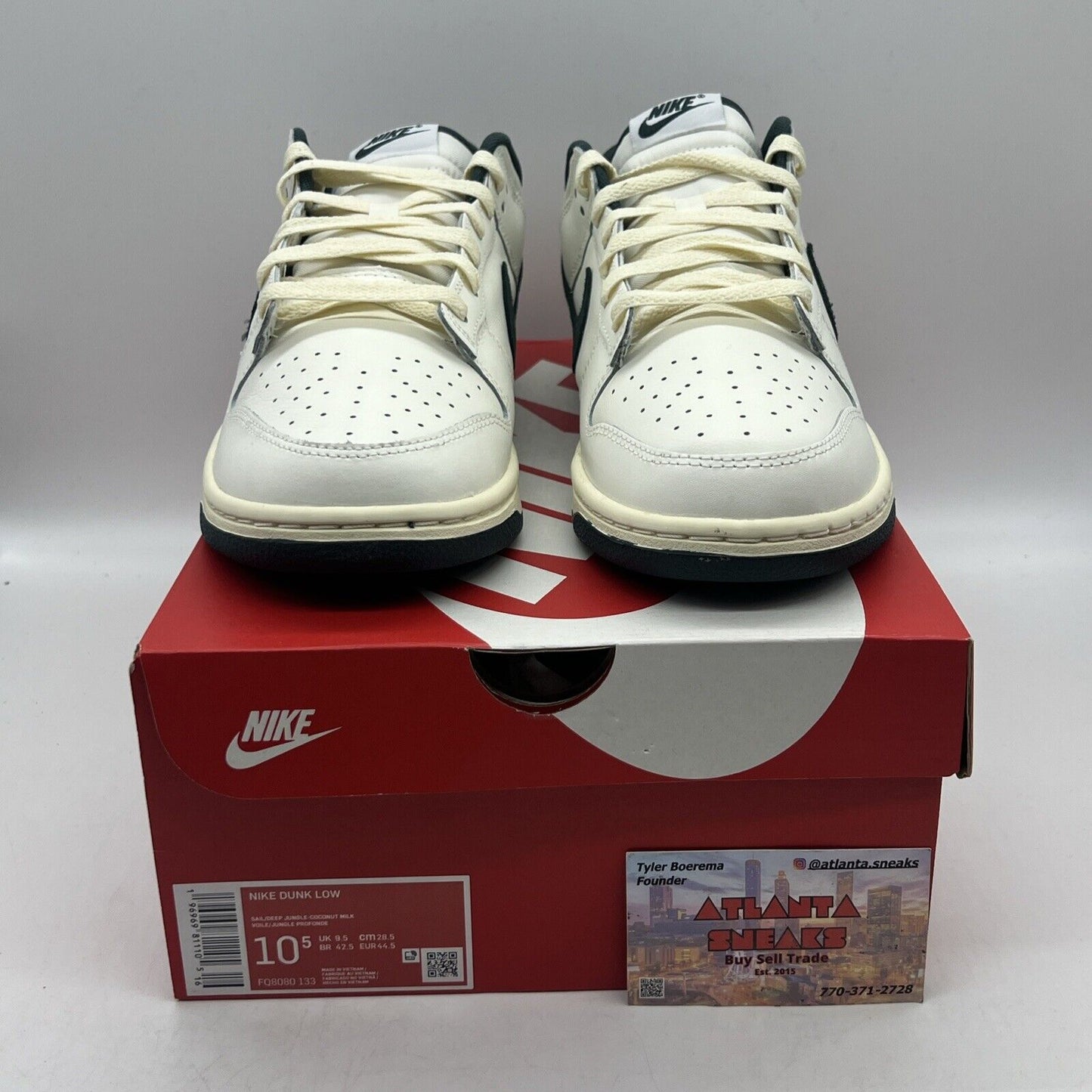 Size 10.5 - Nike Dunk Low Athletic Department - Deep Jungle Brand New Og All