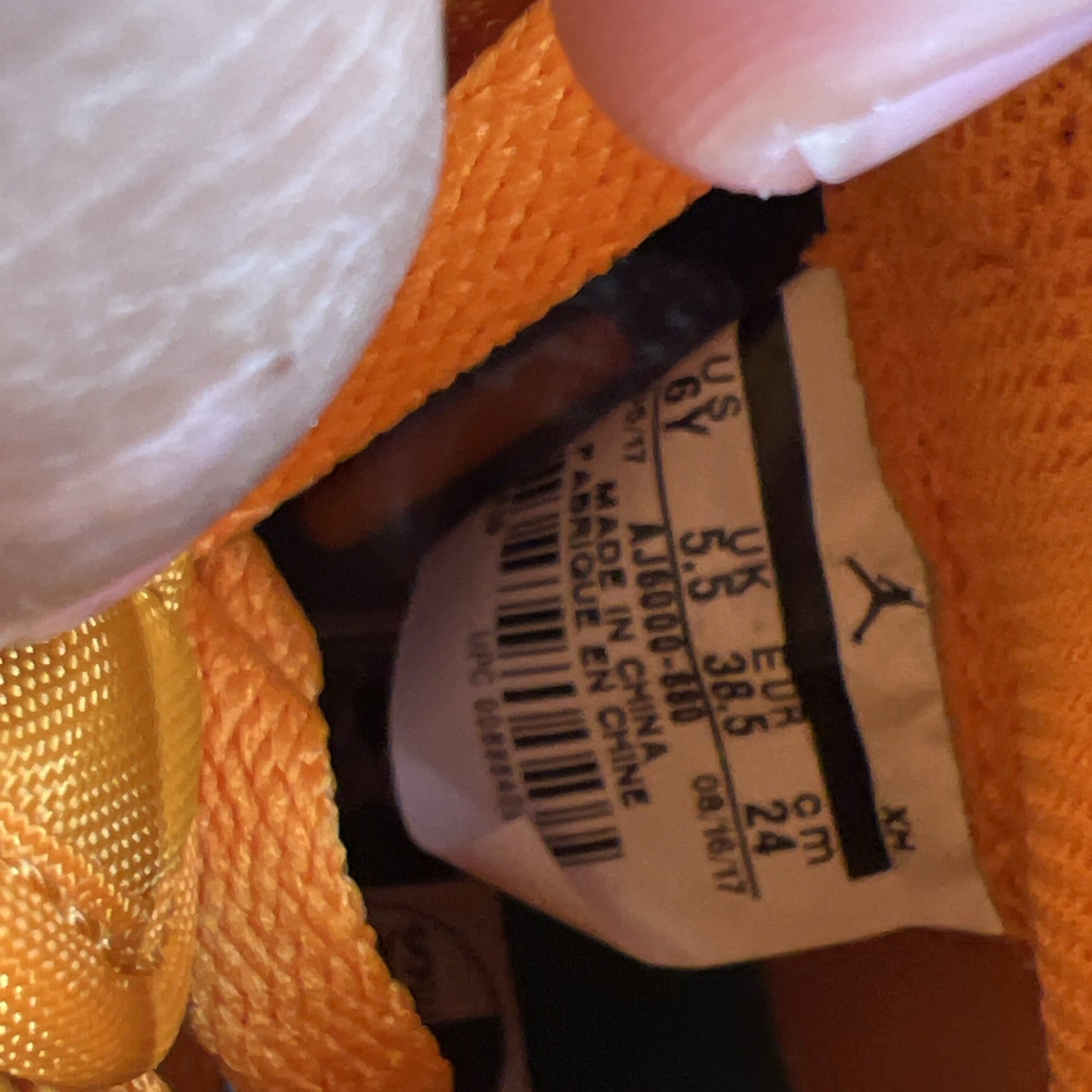 Size 6 - Air Jordan 1 Retro OG G8RD High Orange Peel (AJ6000-880)