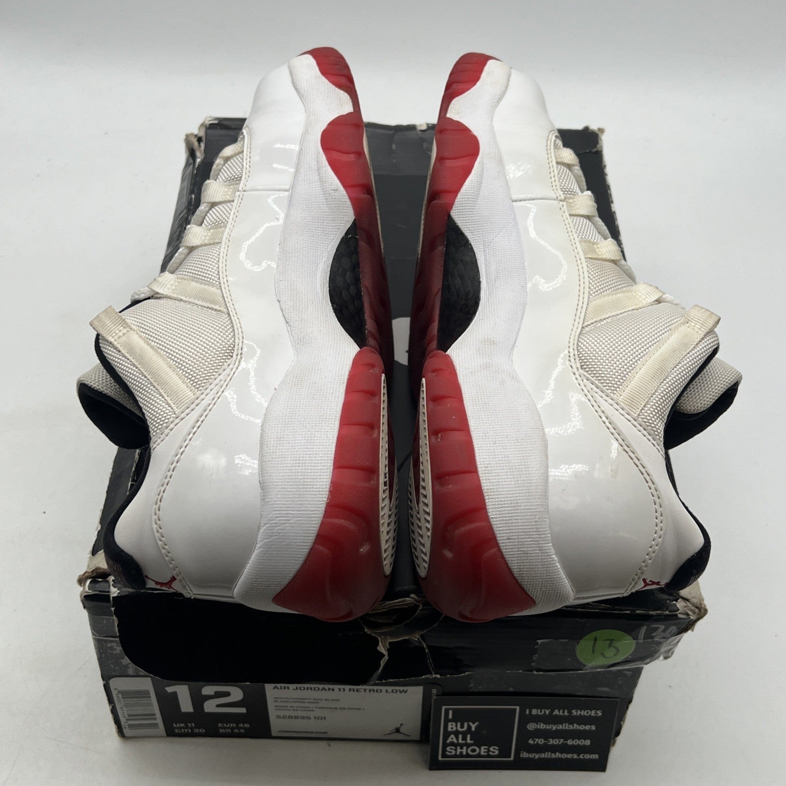 Size 12 - Air Jordan 11 Retro Low Cherry Bottom (528895-101)
