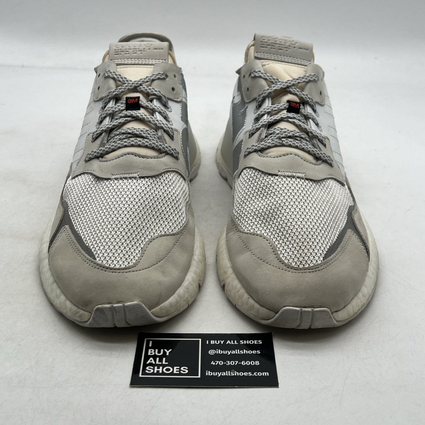 Size 14 - 3M x Adidas Nite Jogger Gray (EE5855)
