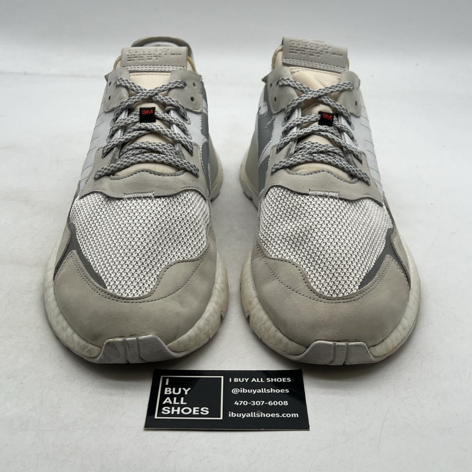 Size 14 - 3M x Adidas Nite Jogger Gray (EE5855)