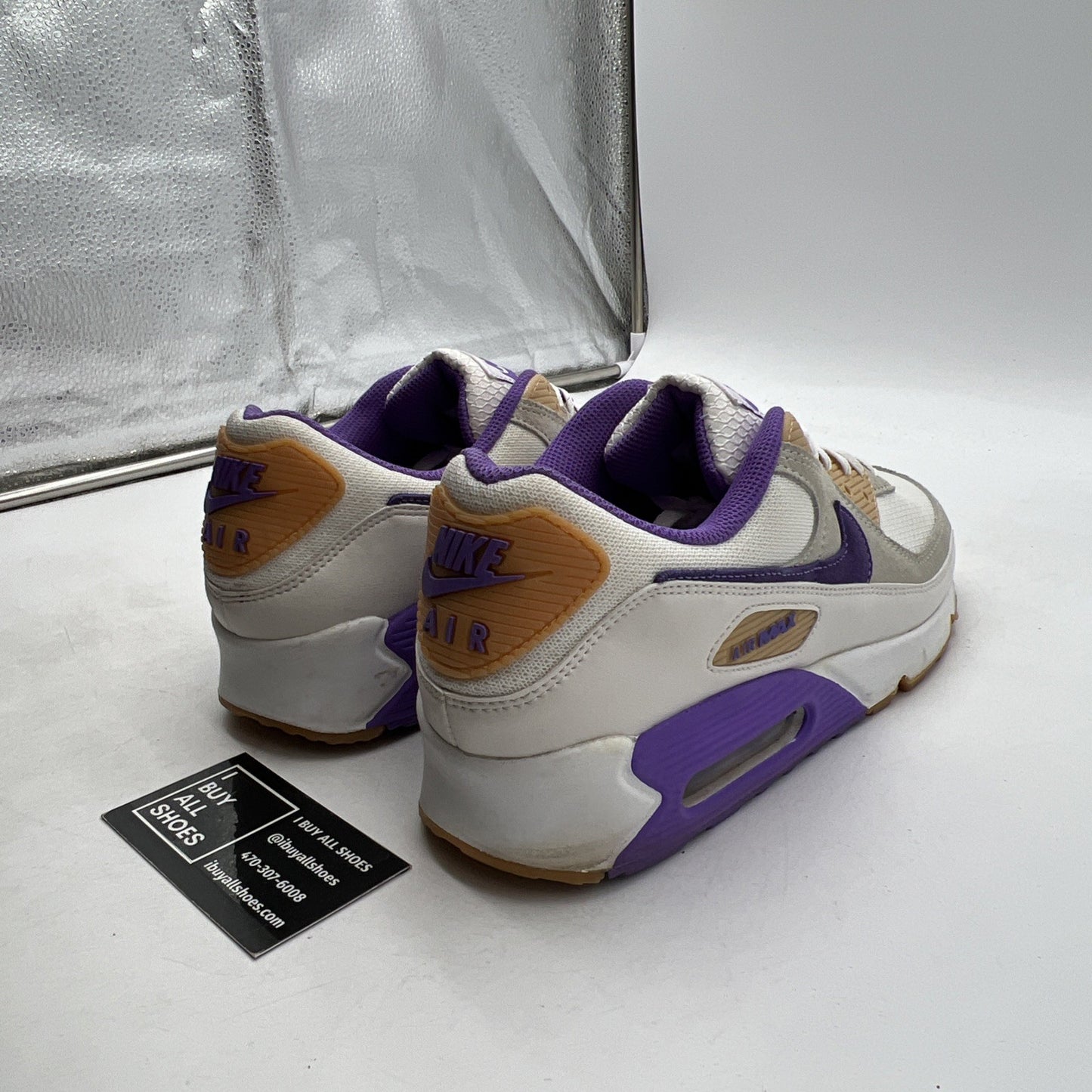 Size 10.5 - Nike Air Max 90 Sail Purple (DM0029-102)