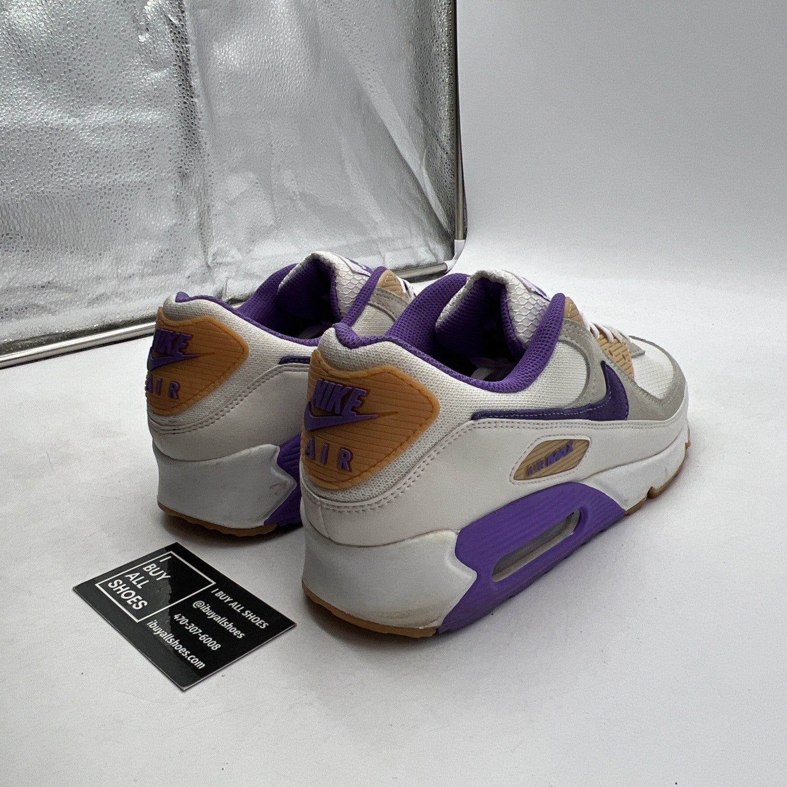 Size 10.5 - Nike Air Max 90 Sail Purple (DM0029-102)