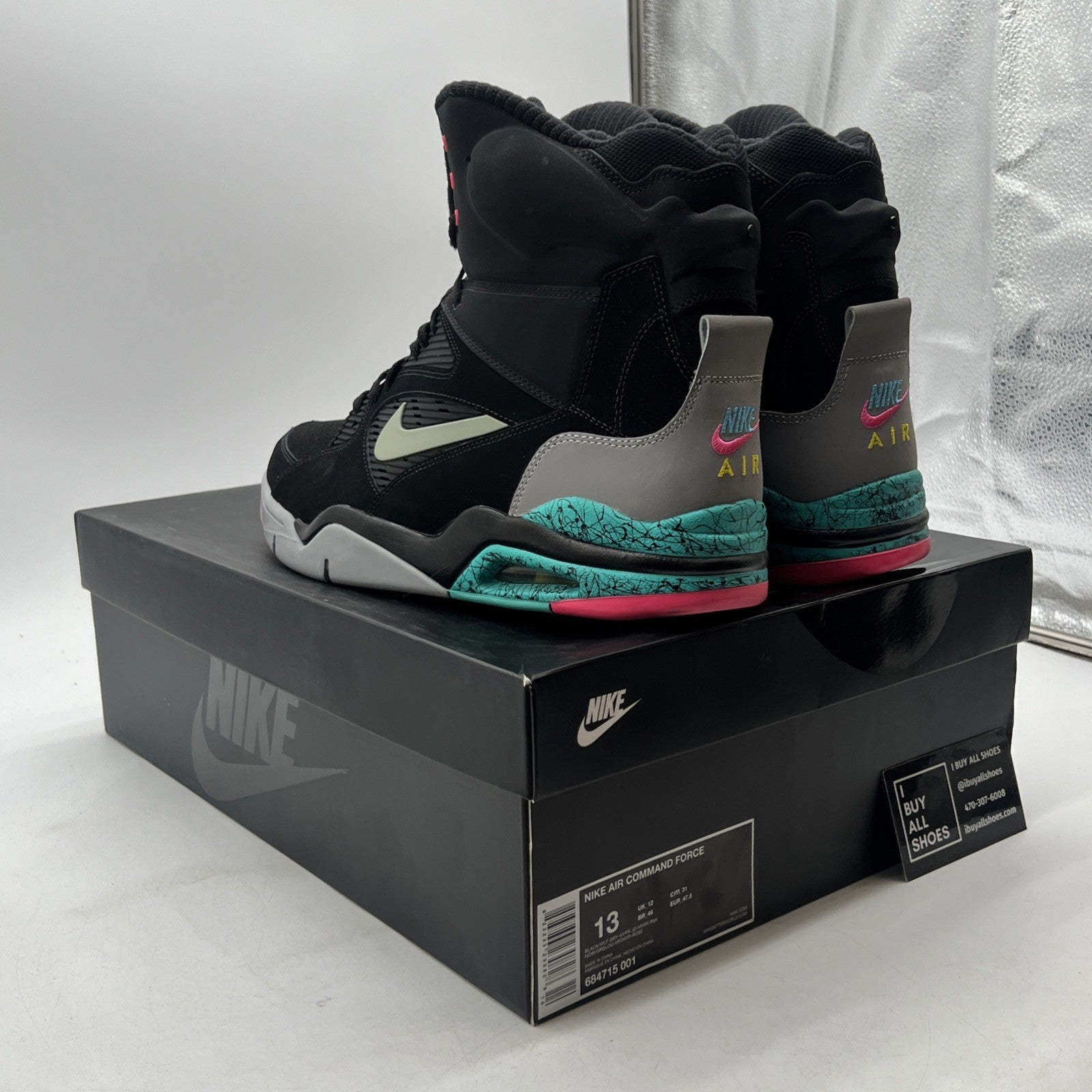 Size 13 - Nike Air Command Force Spurs (684715-001)