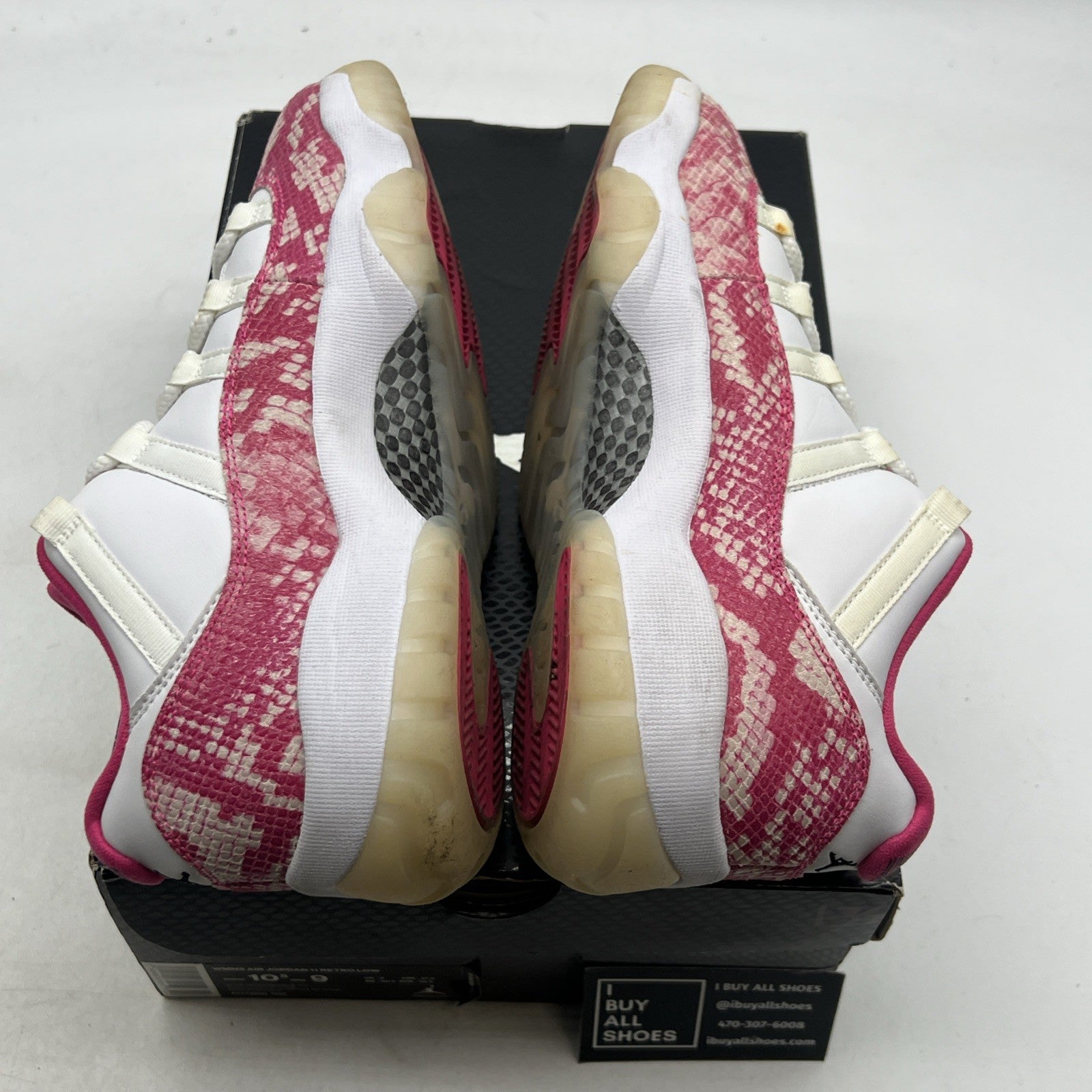Size 10.5 - Air Jordan 11 Retro Low Pink Snakeskin W (AH7860-106)