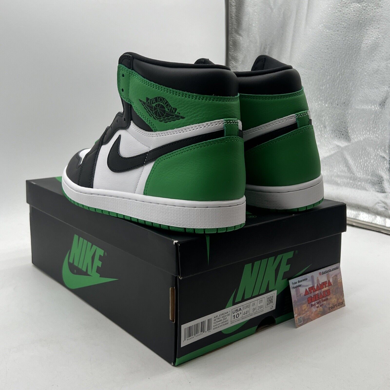 Size 10.5 - Air Jordan 1 Retro OG High Lucky Green (DZ5485-031)