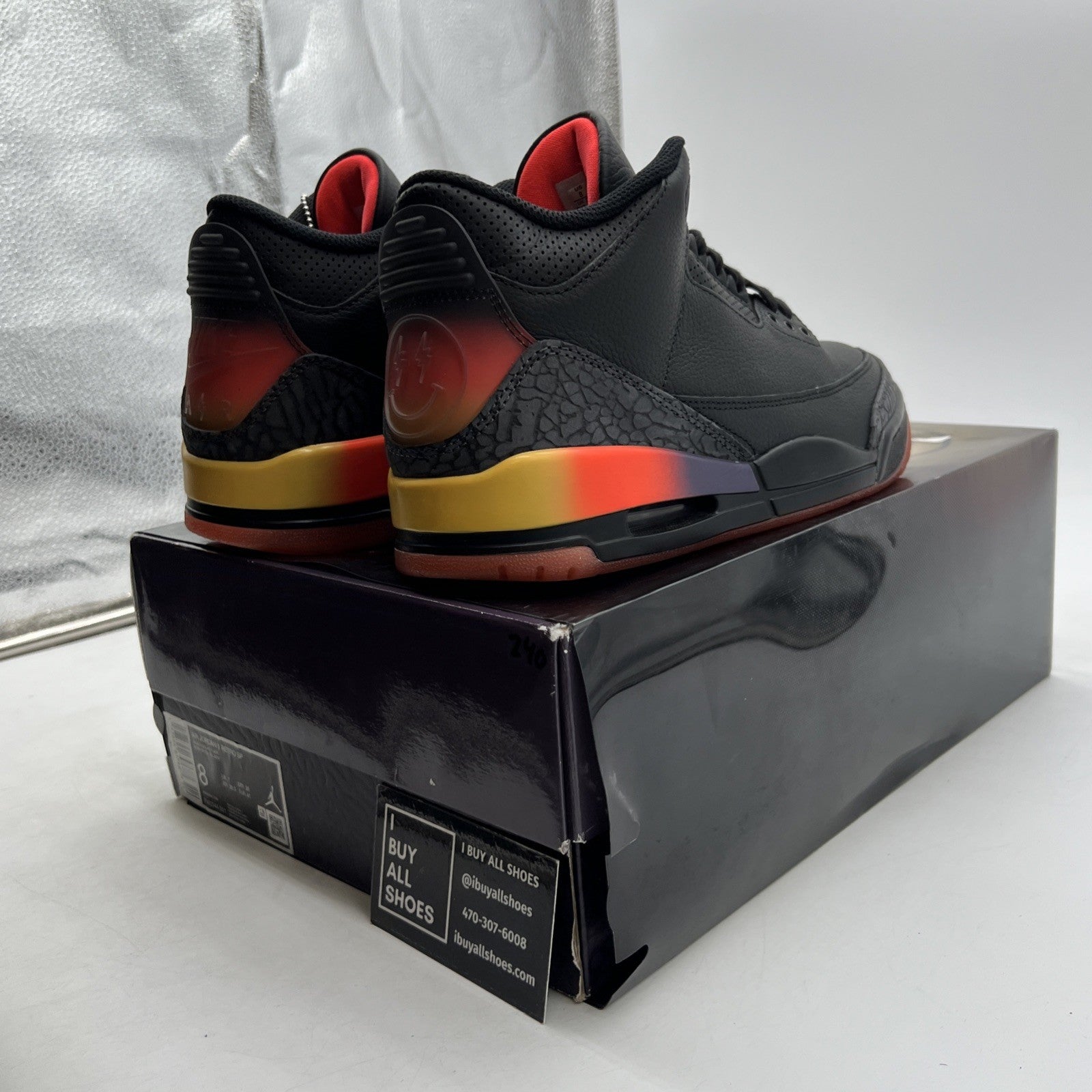 Size 8 - J. Balvin x Air Jordan 3 Retro Rio (FN0344-001)