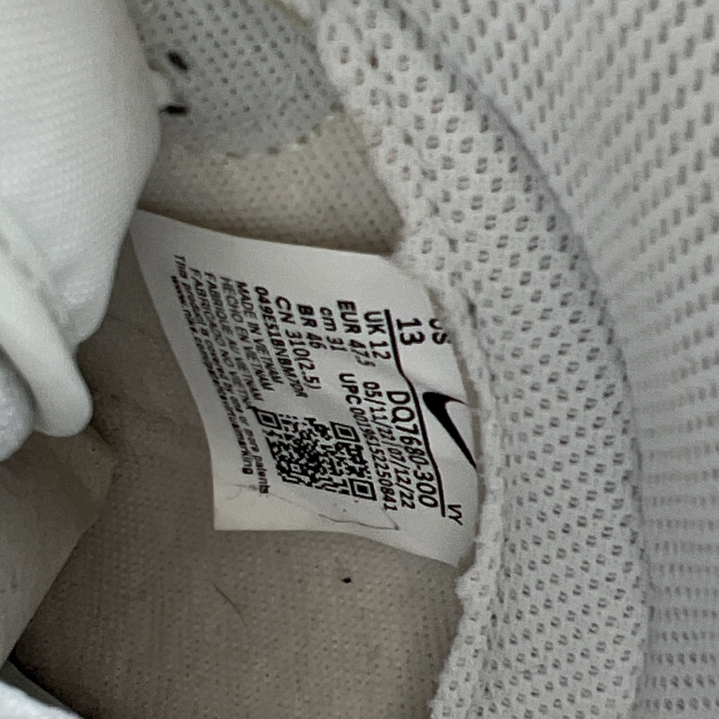 Size 13 - Nike Dunk SE High Inspected By Swoosh (DQ7680-300)