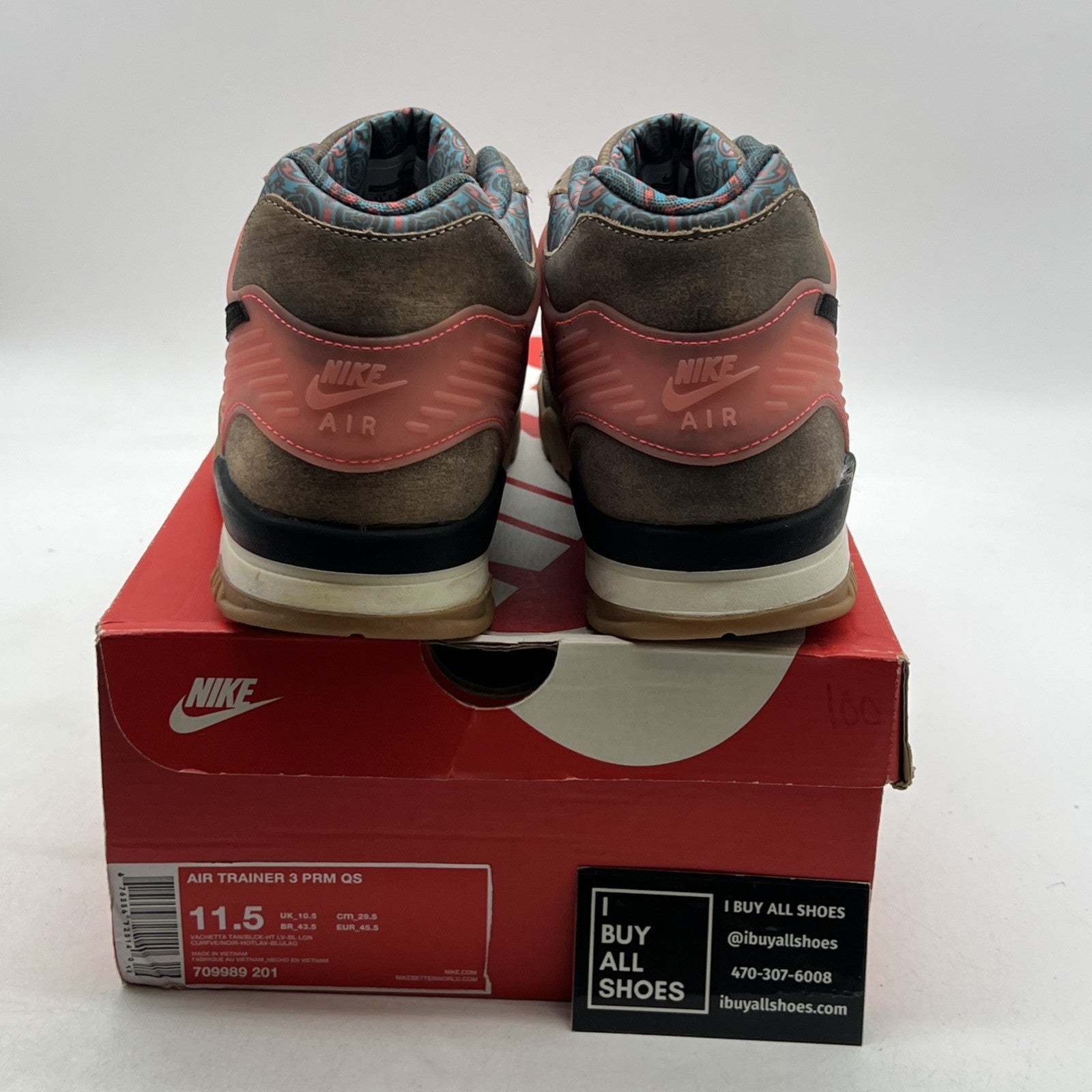 Size 11.5 - Nike Air Trainer 3 Premium Super Bowl (709989-201)
