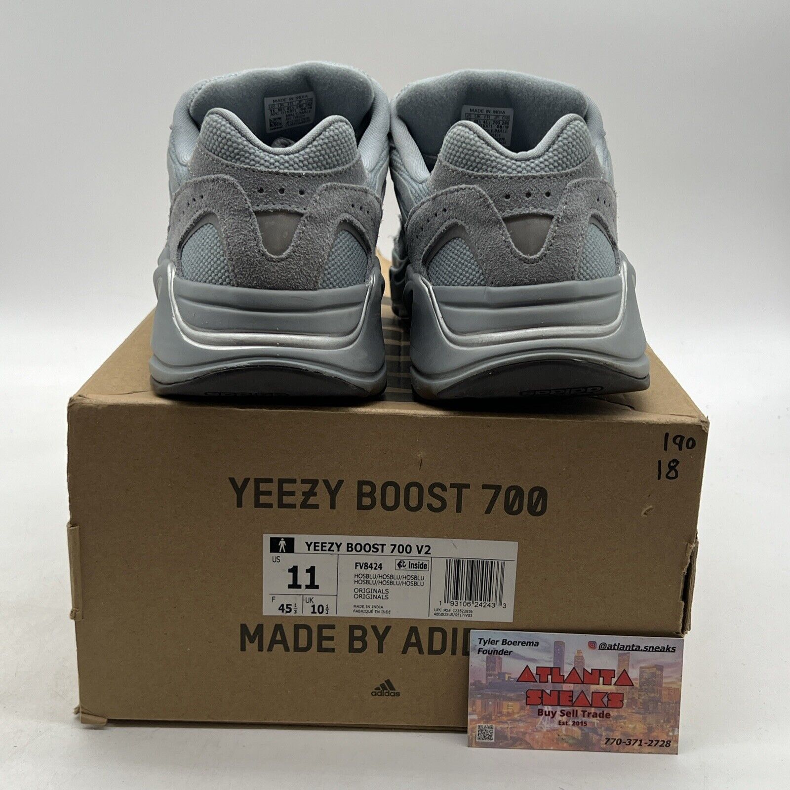 Size 11 - Adidas Yeezy Boost 700 V2 Hospital Blue (FV8424)