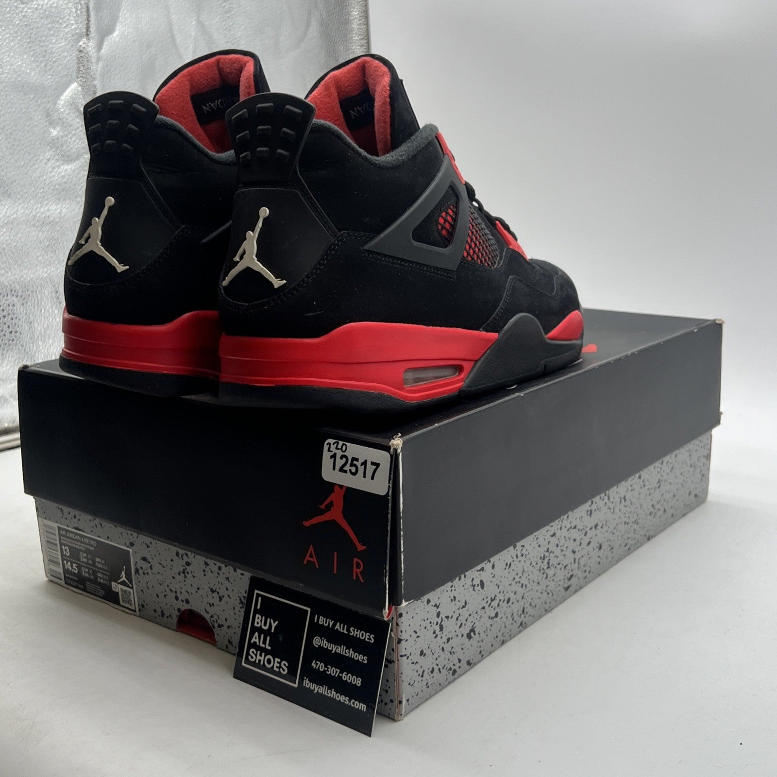 Size 13 - Air Jordan 4 Retro Mid Red Thunder (CT8527-016)