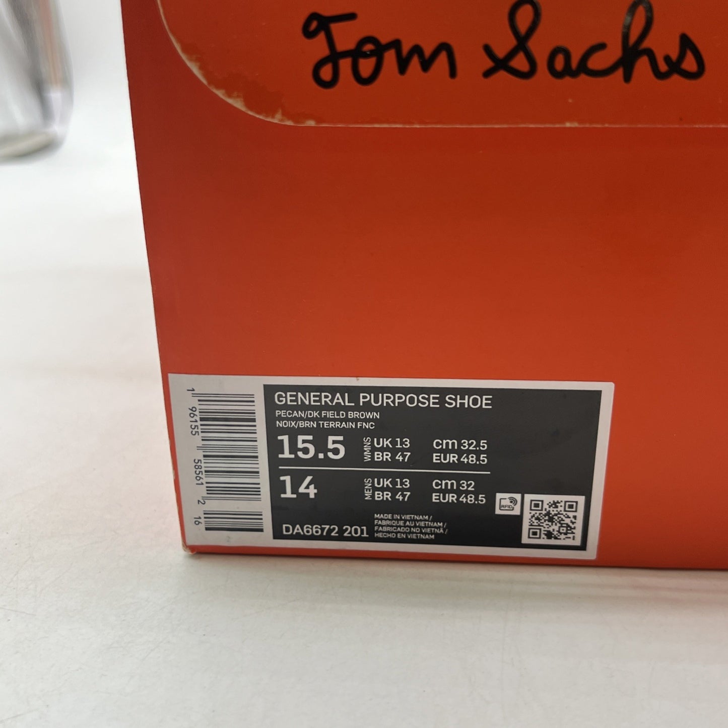 Size 15.5 - Nike x Tom Sachs NikeCraft General Purpose Shoes (DA6672-201)