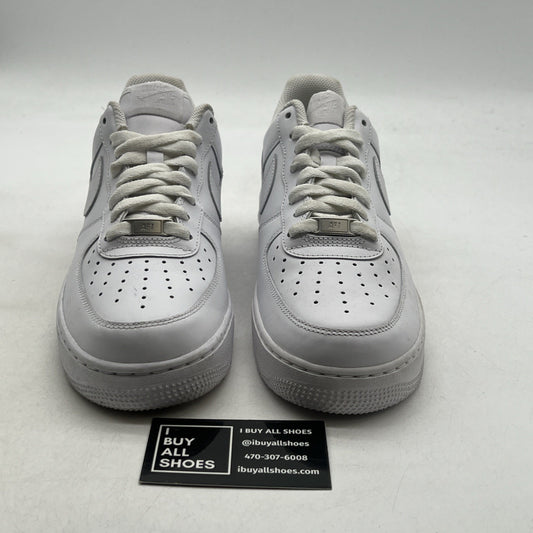 Size 9.5 - Nike Air Force 1 '07 Low Triple White (CW2288-111)