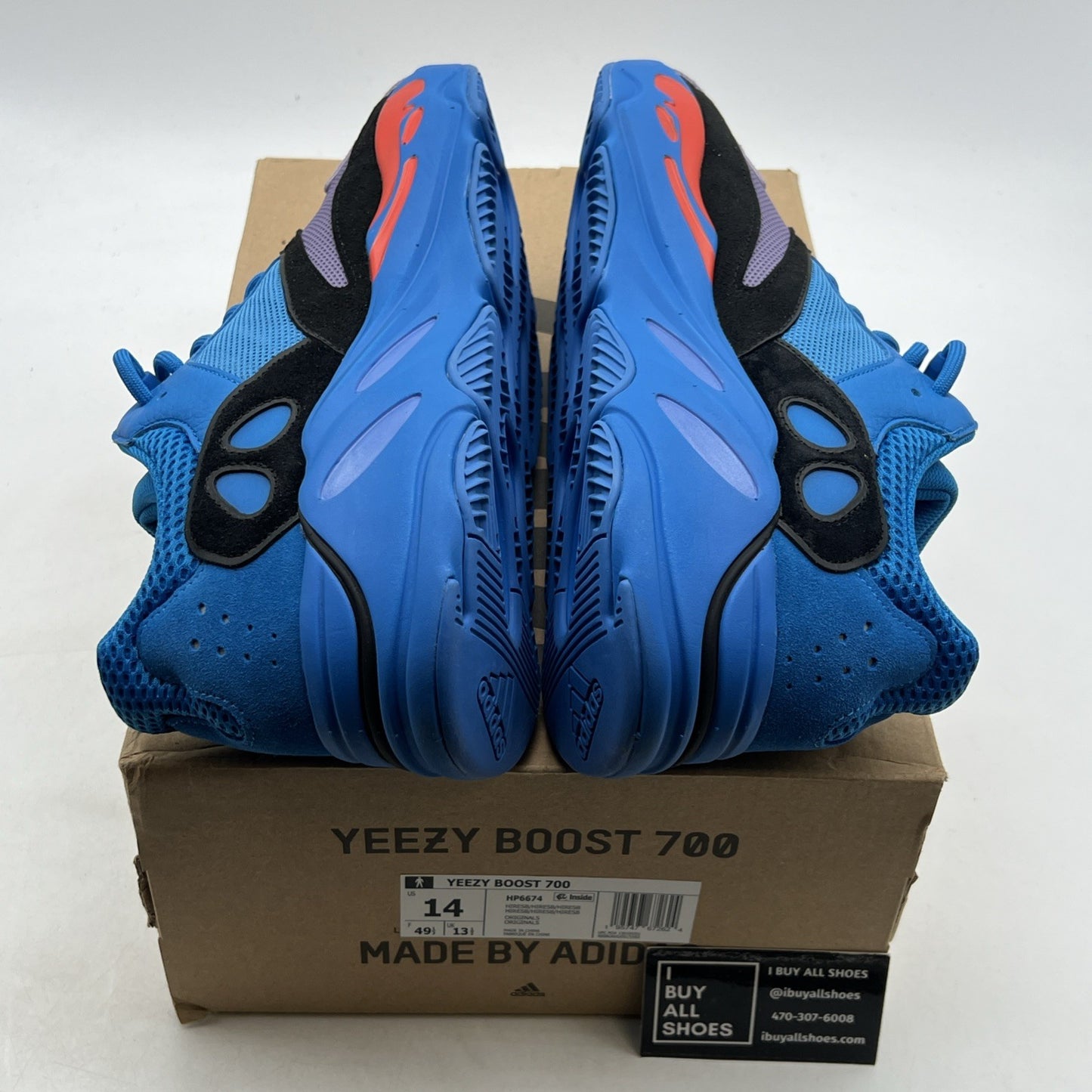 Size 14 - adidas Yeezy Boost 700 Hi-Res Blue (HP6674)