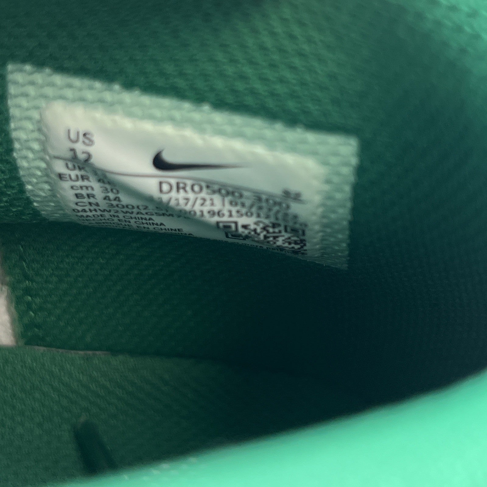 Size 12 - Nike Off-White x Air Force 1 SP Leather Mid Pine Green (DR0500-300)